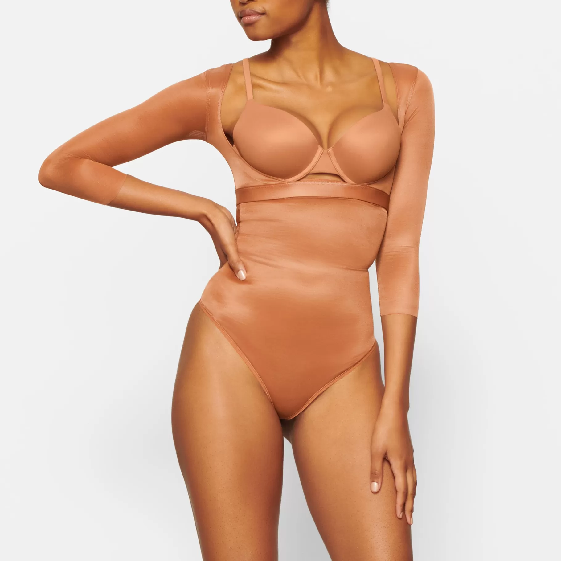 Skims *BARELY THERE OPEN BUST ARM SHAPER | BRONZE