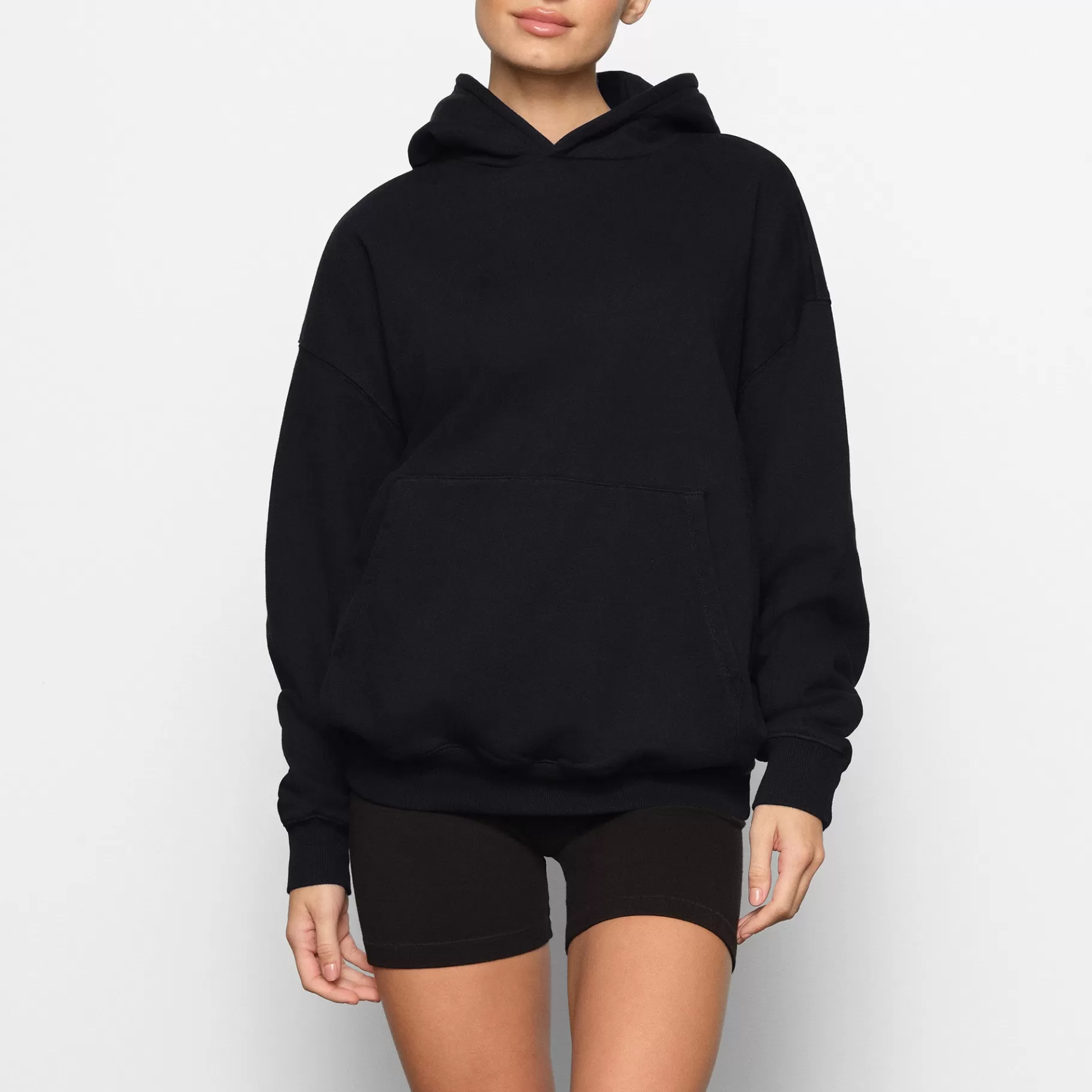 Skims *BOYFRIEND FLEECE HOODIE | ONYX