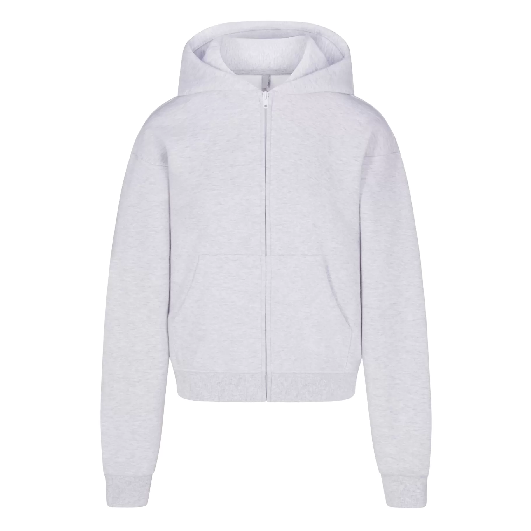 Skims for you*COTTON FLEECE CLASSIC ZIP UP HOODIE | LIGHT HEATHER GREY LIGHT+HEATHER+GREY