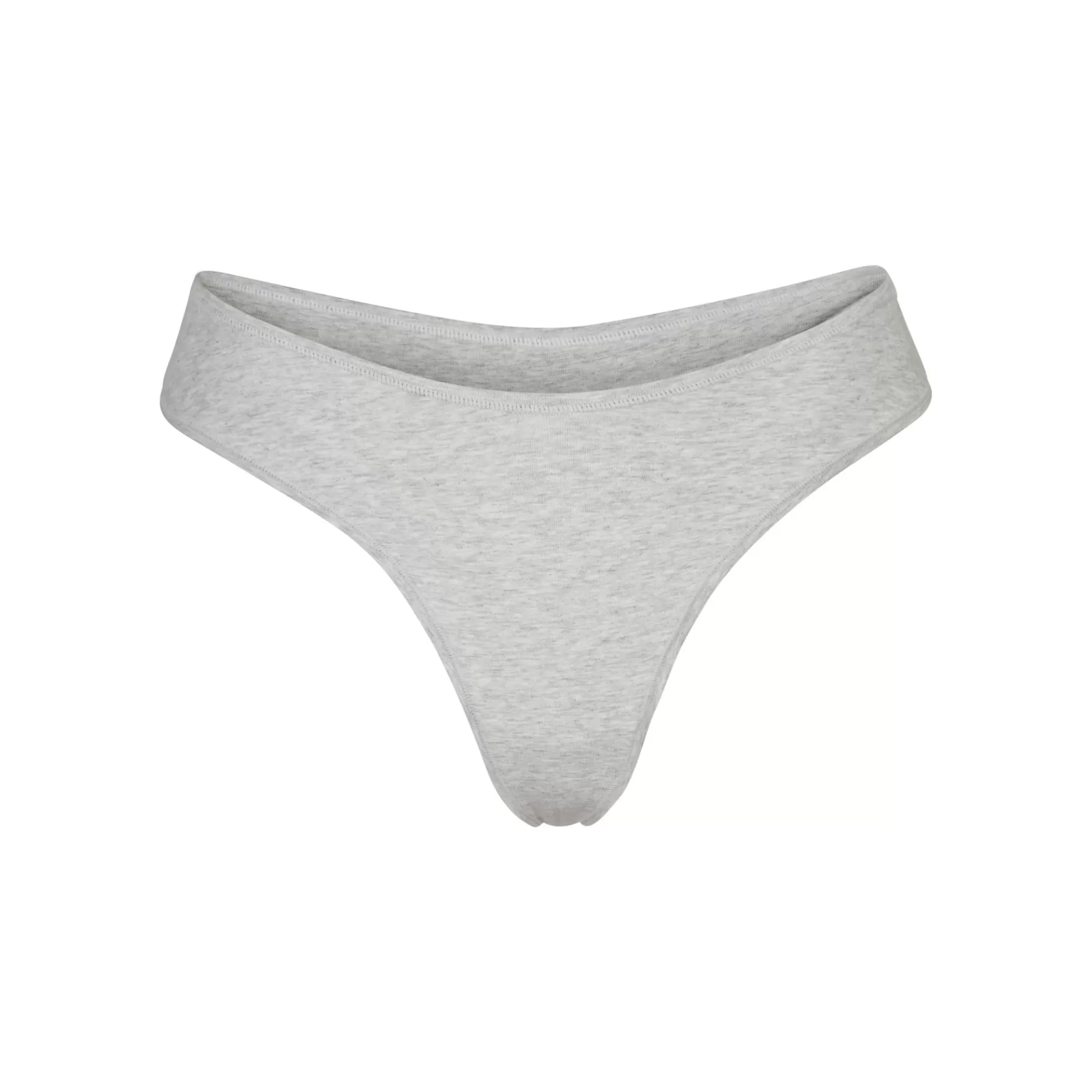 Skims cotton collection*COTTON JERSEY DIPPED THONG | LIGHT HEATHER GREY LIGHT+HEATHER+GREY