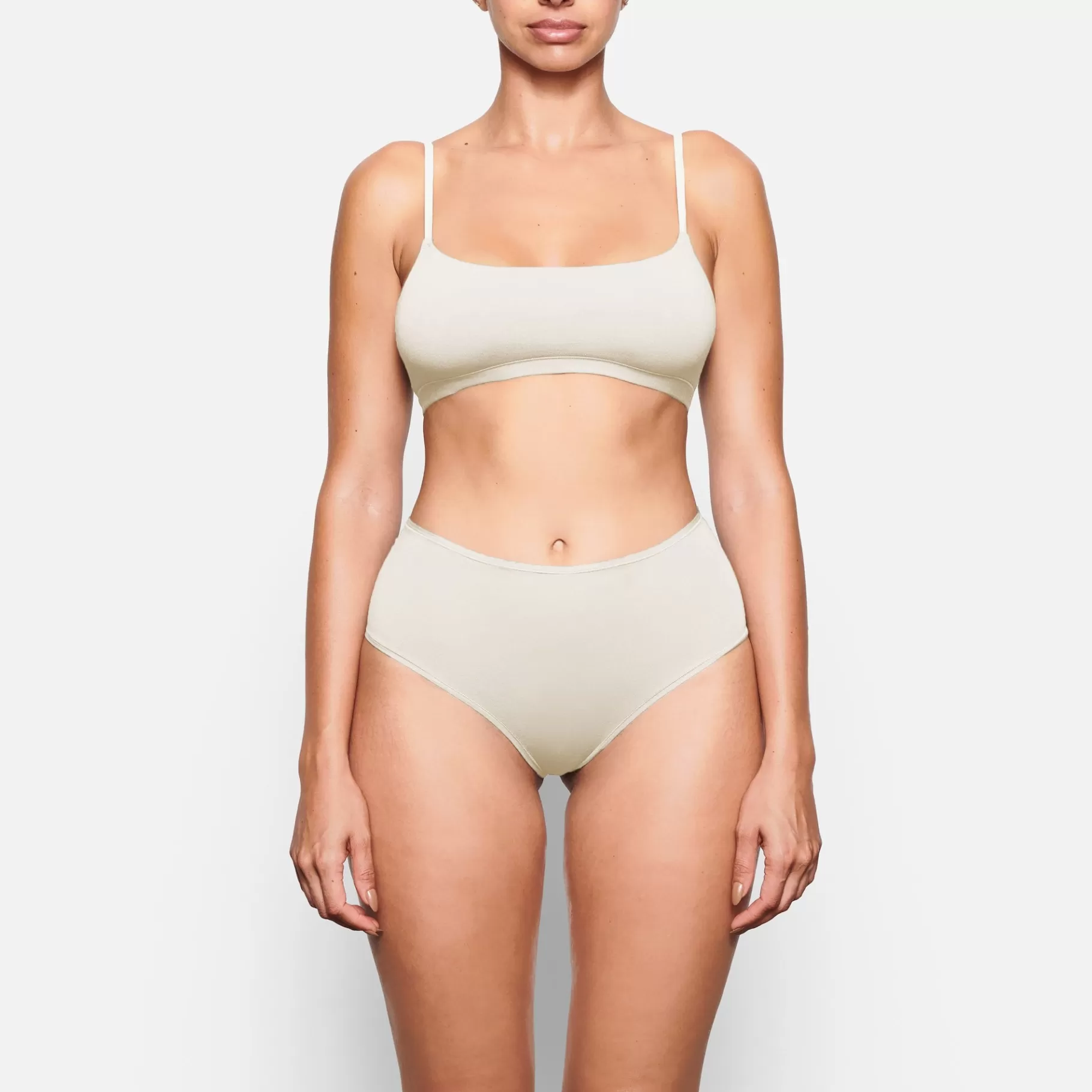 Skims cotton collection*COTTON JERSEY SCOOP BRALETTE | BONE