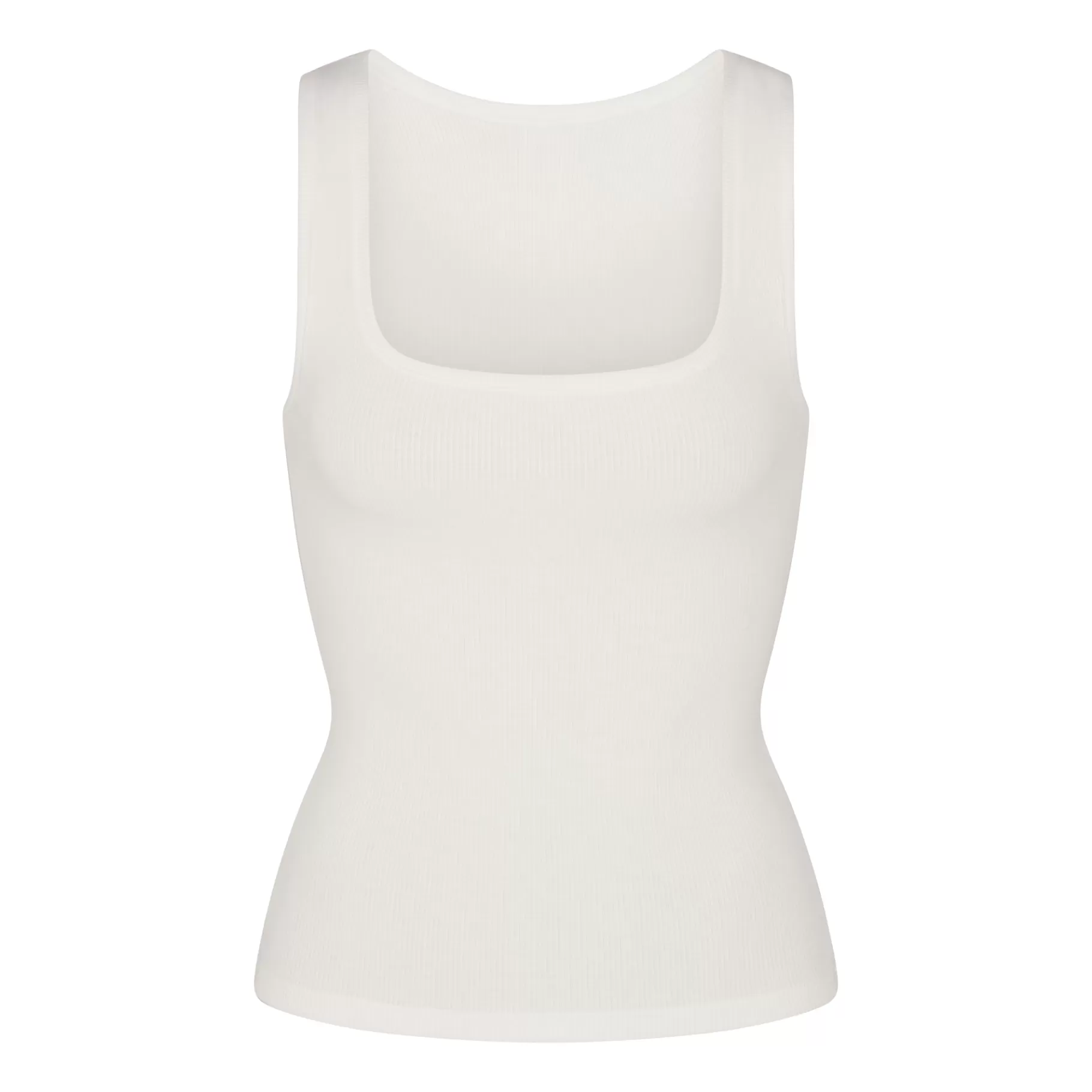 Skims cotton collection*COTTON RIB LONG TANK | MARBLE