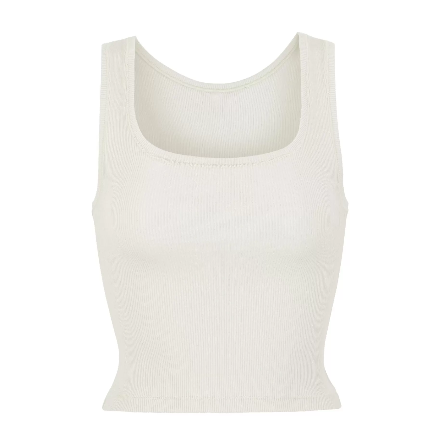 Skims cotton collection*COTTON RIB TANK | BONE