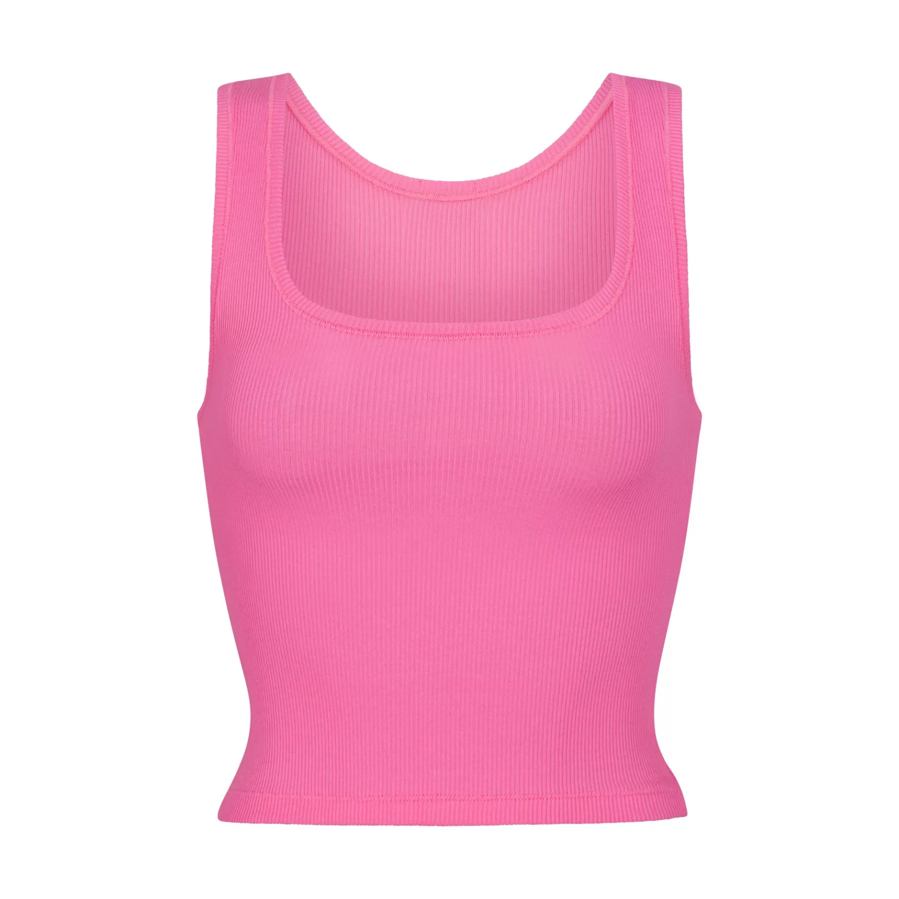 Skims tees & tanks*COTTON RIB TANK | SUGAR PINK SUGAR+PINK