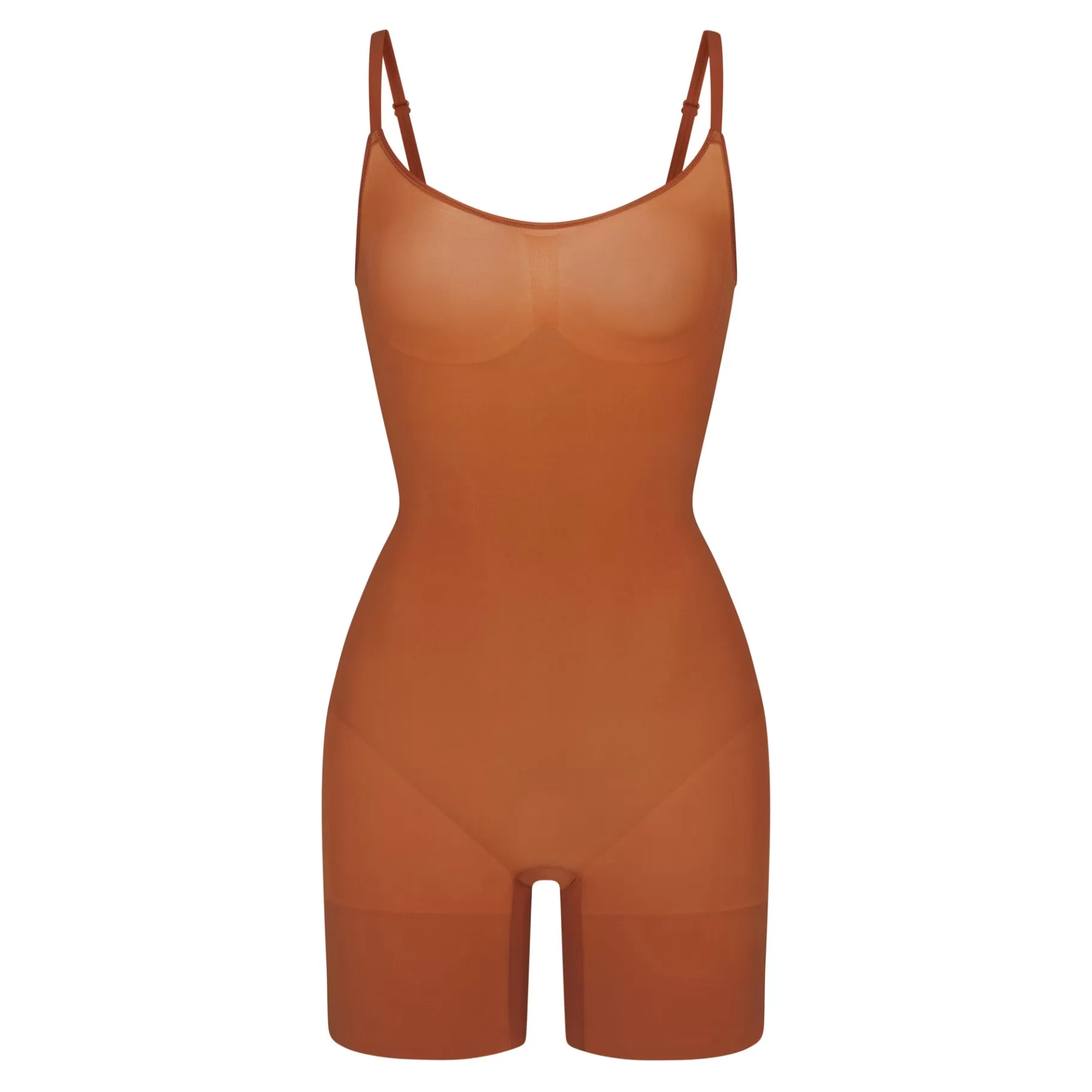 Skims shapewear bodysuits*EVERYDAY SCULPT MID THIGH BODYSUIT | BRONZE