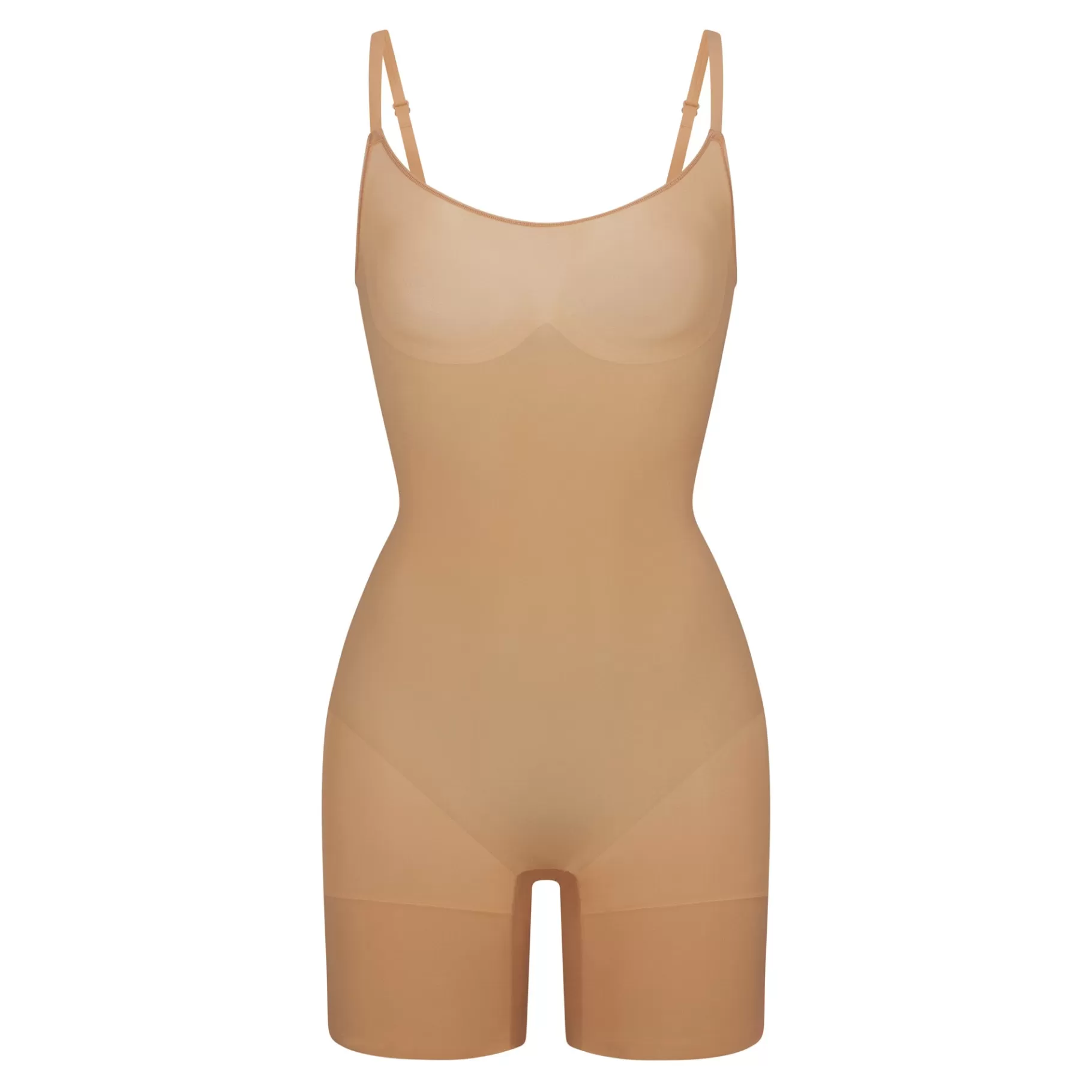 Skims shapewear bodysuits*EVERYDAY SCULPT MID THIGH BODYSUIT | OCHRE