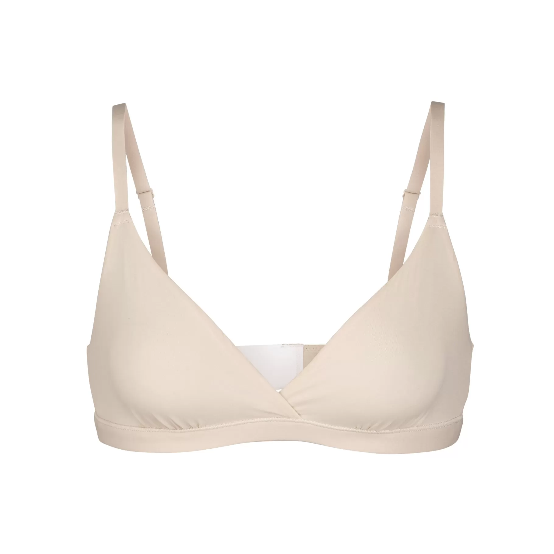 Skims plunge*FITS EVERYBODY CROSSOVER BRALETTE | SAND