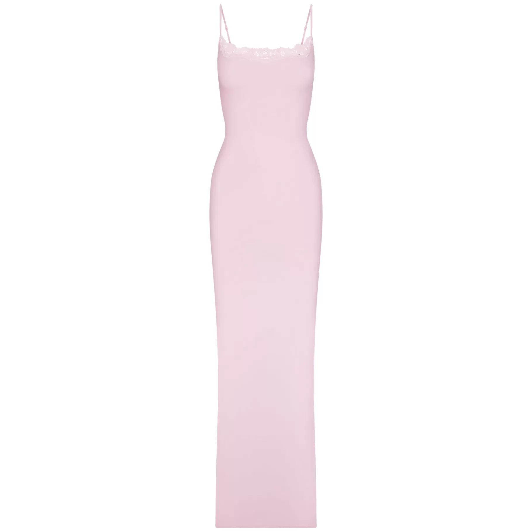 Skims fits everybody*FITS EVERYBODY LACE LONG SLIP DRESS | CHERRY BLOSSOM TONAL CHERRY+BLOSSOM+TONAL