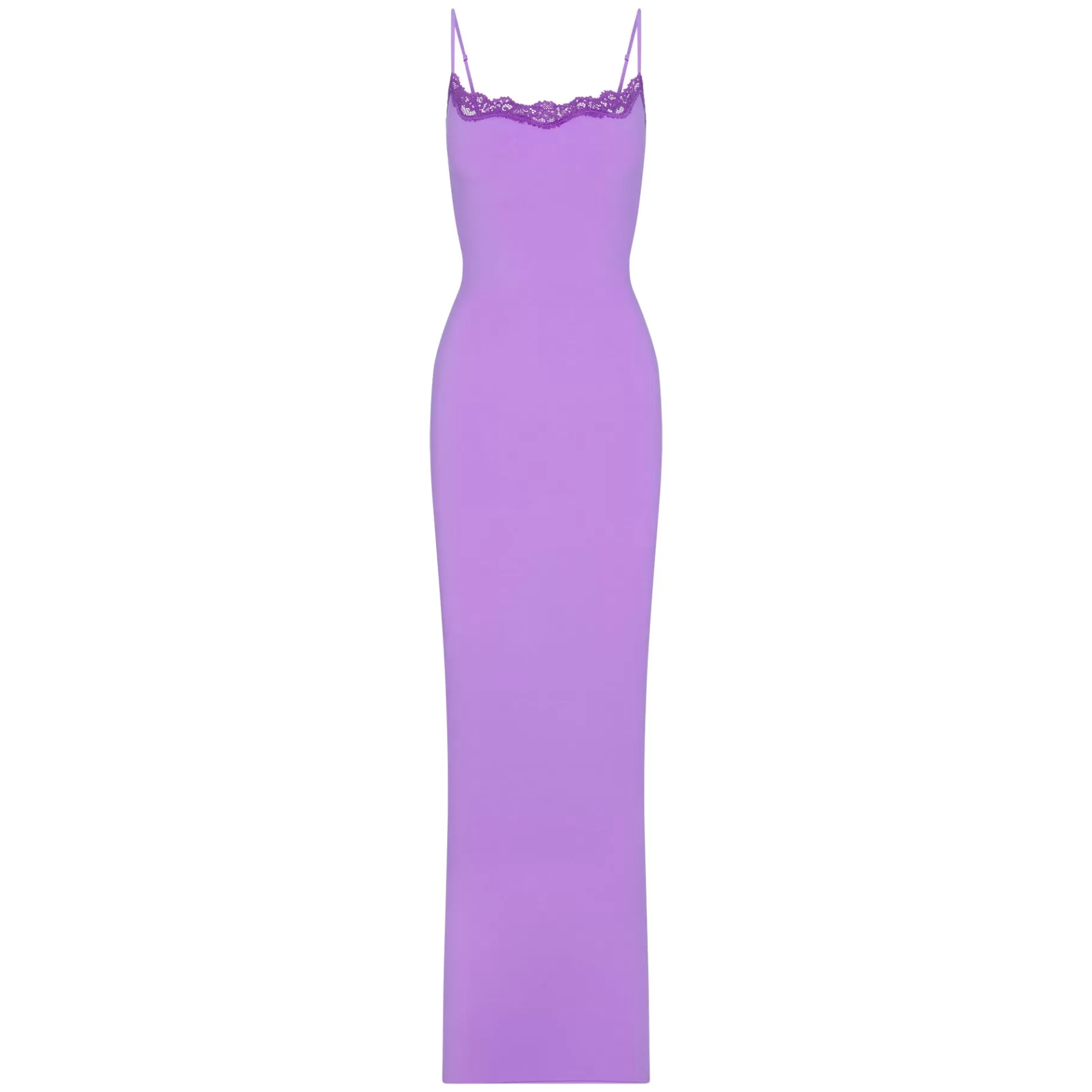 Skims dresses*FITS EVERYBODY LACE LONG SLIP DRESS | ULTRA VIOLET TONAL ULTRA+VIOLET+TONAL