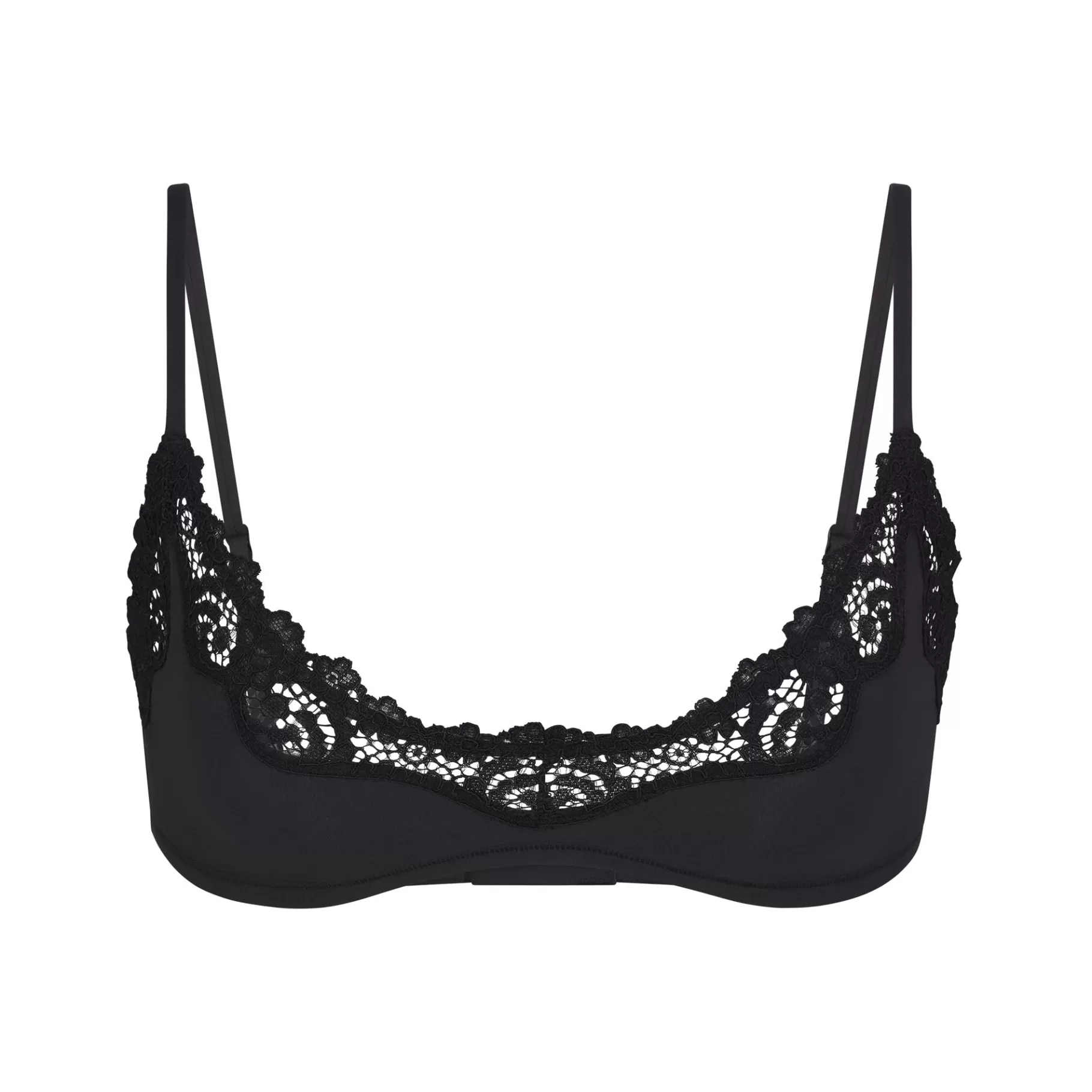 Skims fits everybody*FITS EVERYBODY LACE SCOOP BRALETTE | ONYX