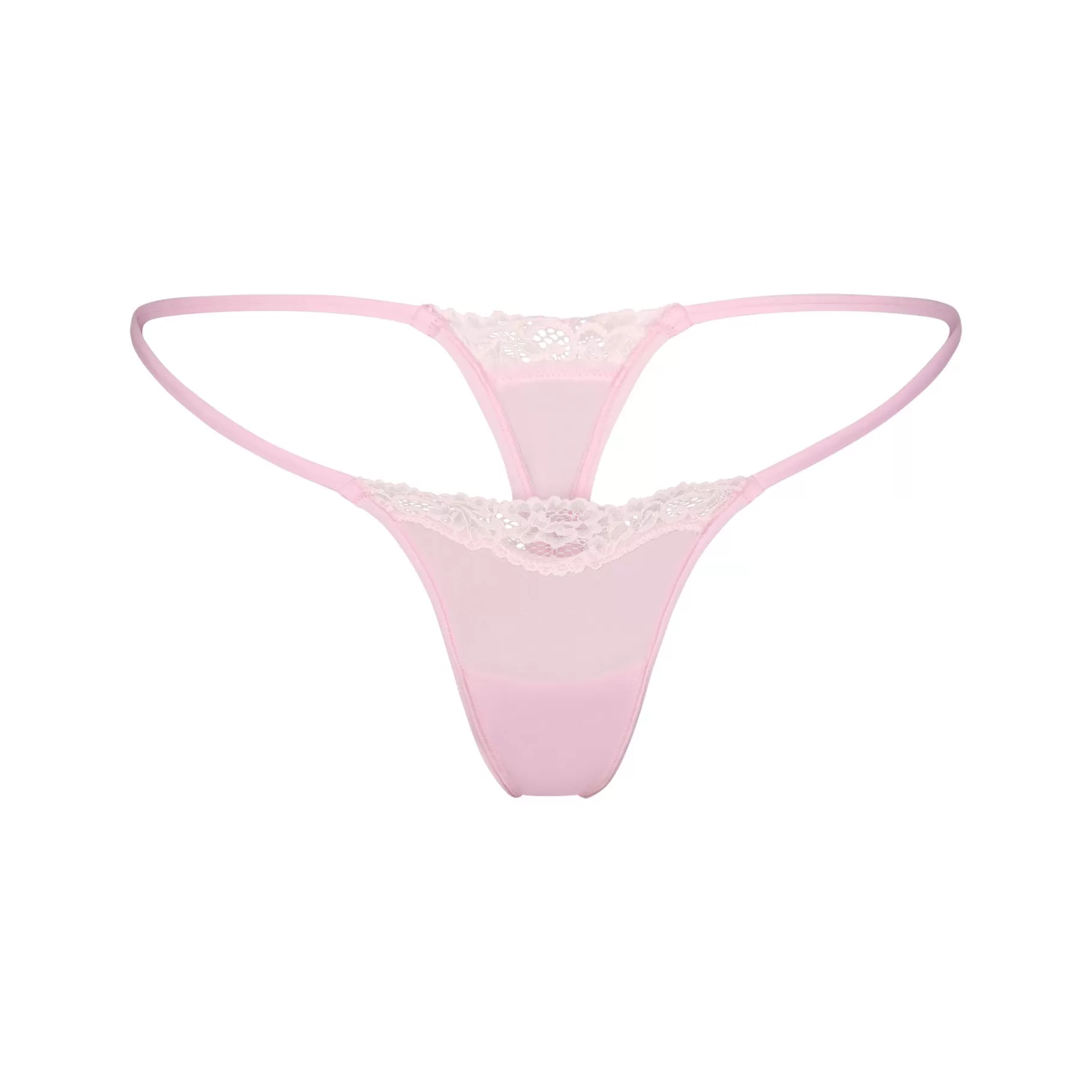 Skims *FITS EVERYBODY LACE STRING THONG | CHERRY BLOSSOM TONAL CHERRY+BLOSSOM+TONAL