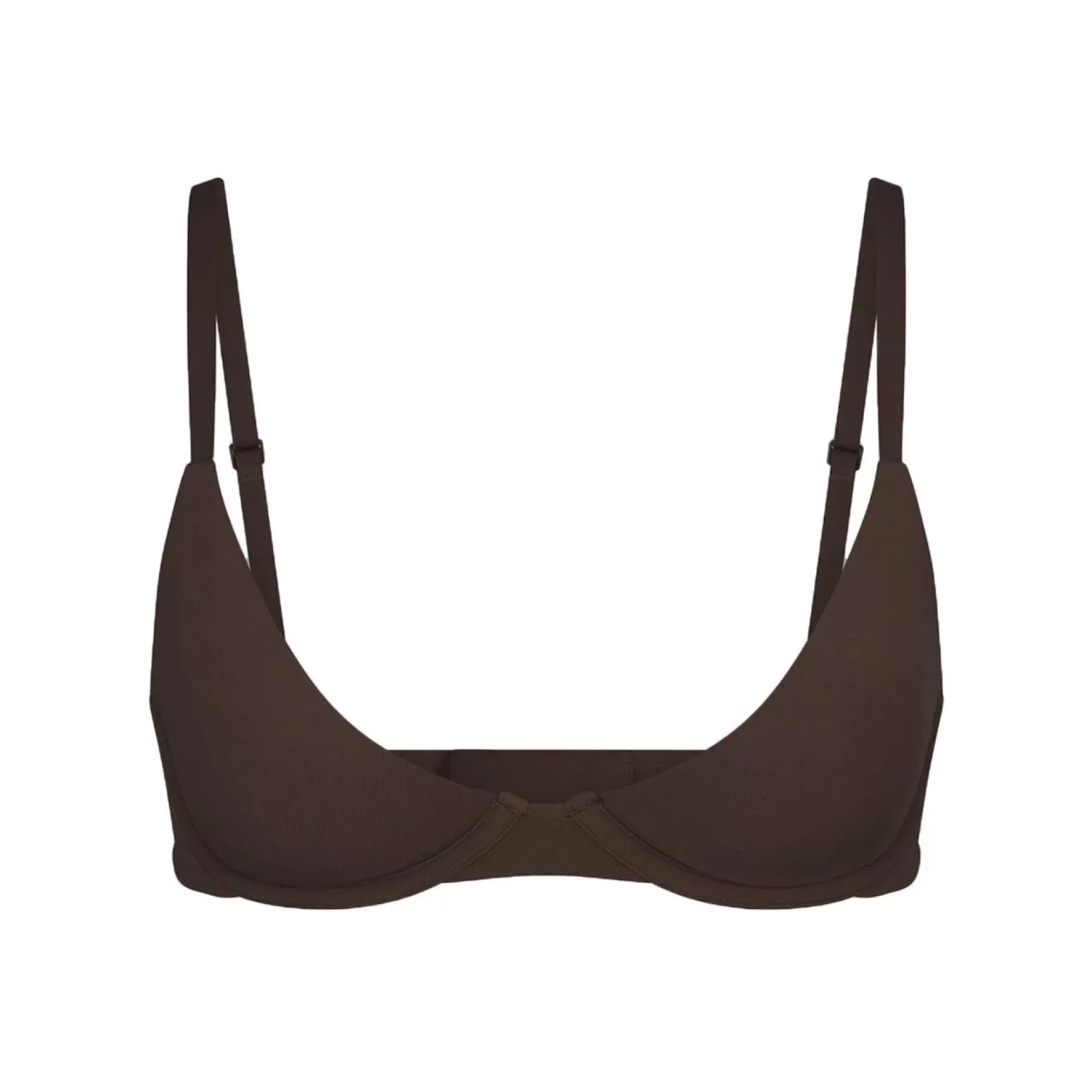 Skims lightly lined*FITS EVERYBODY PLUNGE BRA | ESPRESSO