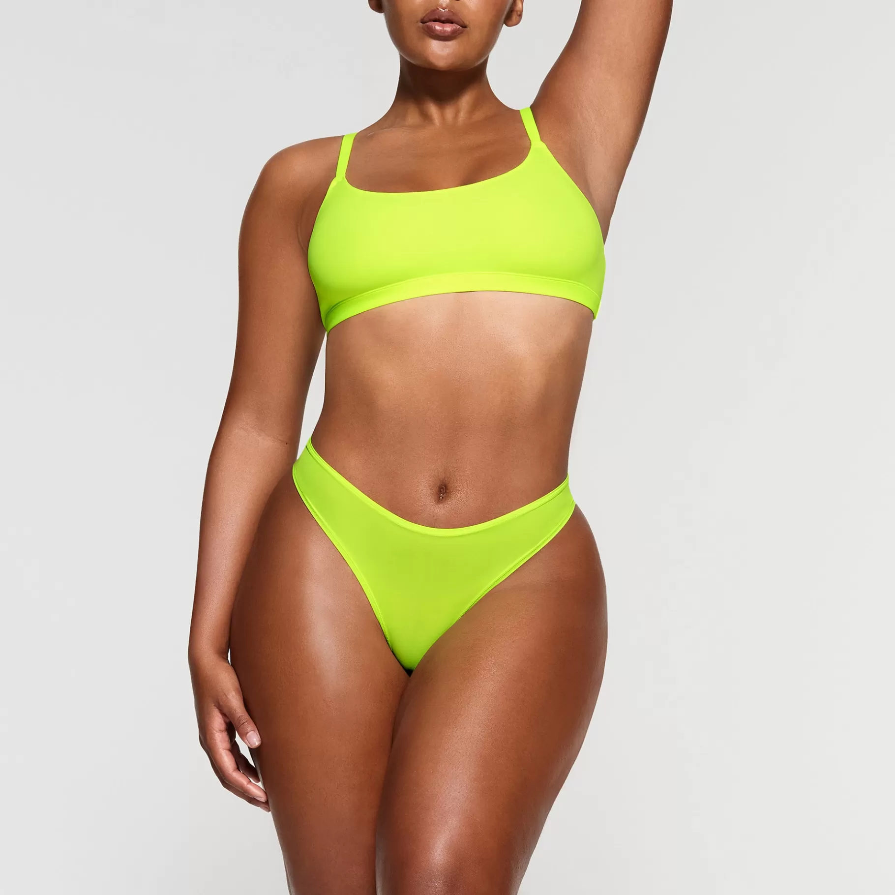 Skims scoop*FITS EVERYBODY SCOOP BRALETTE | GREEN HIGHLIGHTER