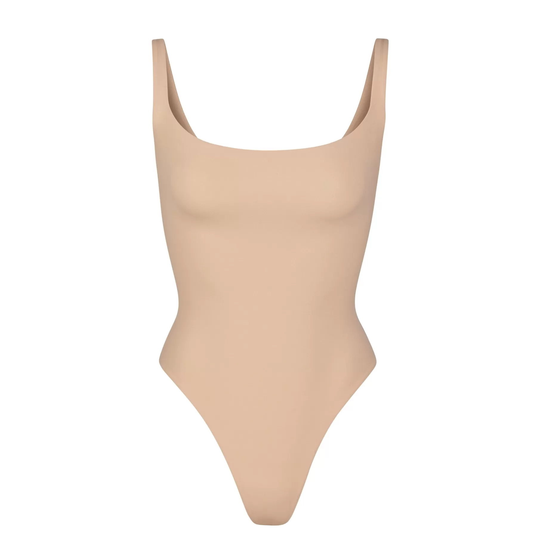 Skims bodysuits*FITS EVERYBODY SQUARE NECK BODYSUIT | CLAY