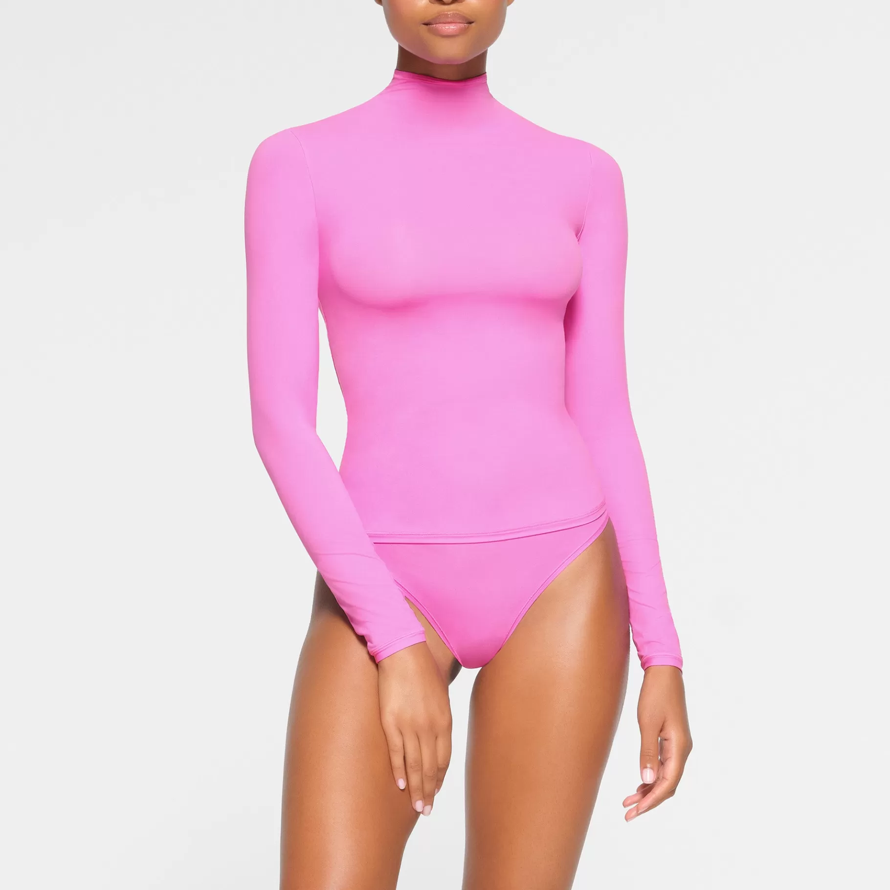 Skims fits everybody*FITS EVERYBODY TURTLENECK TOP | NEON ORCHID NEON+ORCHID