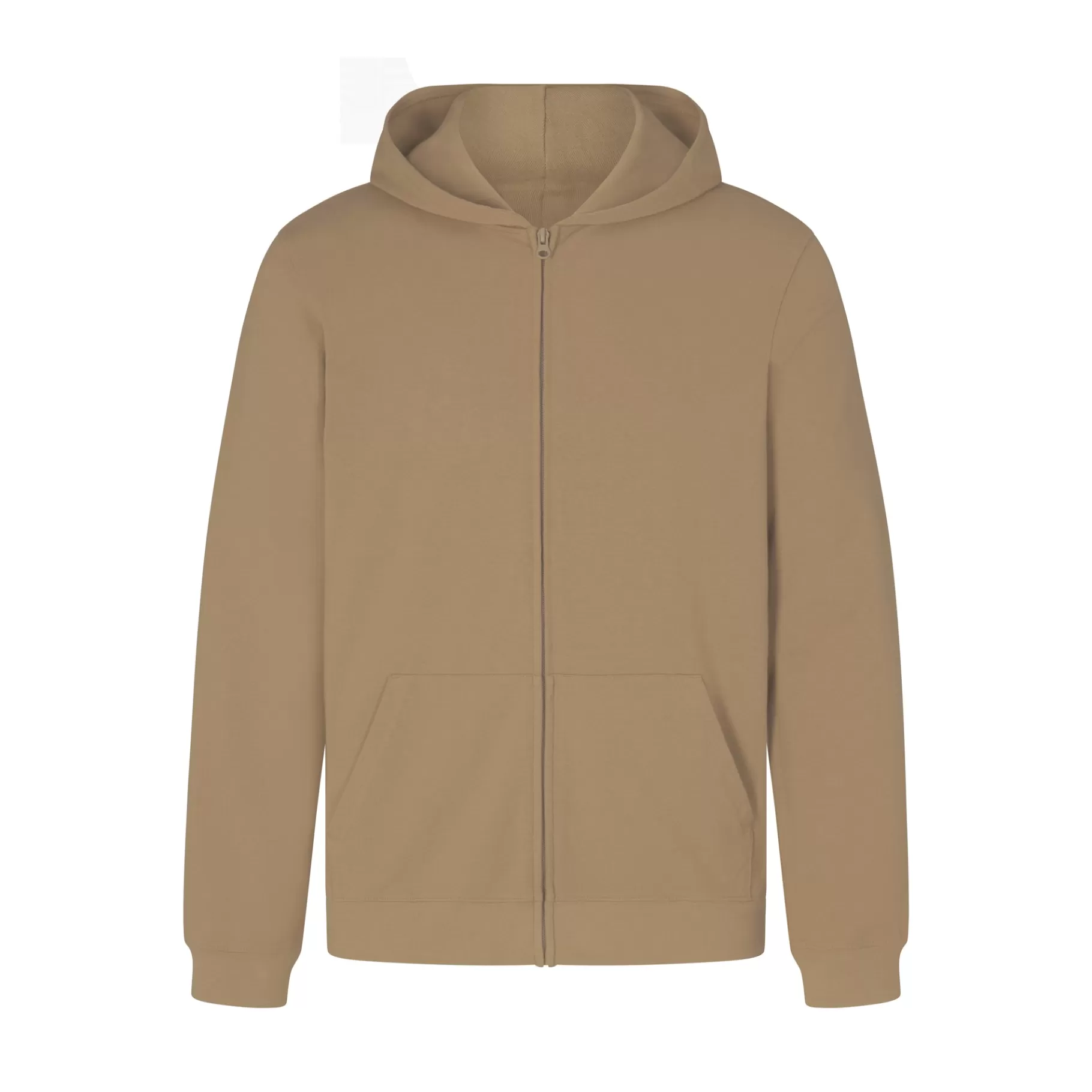 Skims loungewear*JERSEY LOUNGE MENS ZIP UP HOODIE | KHAKI