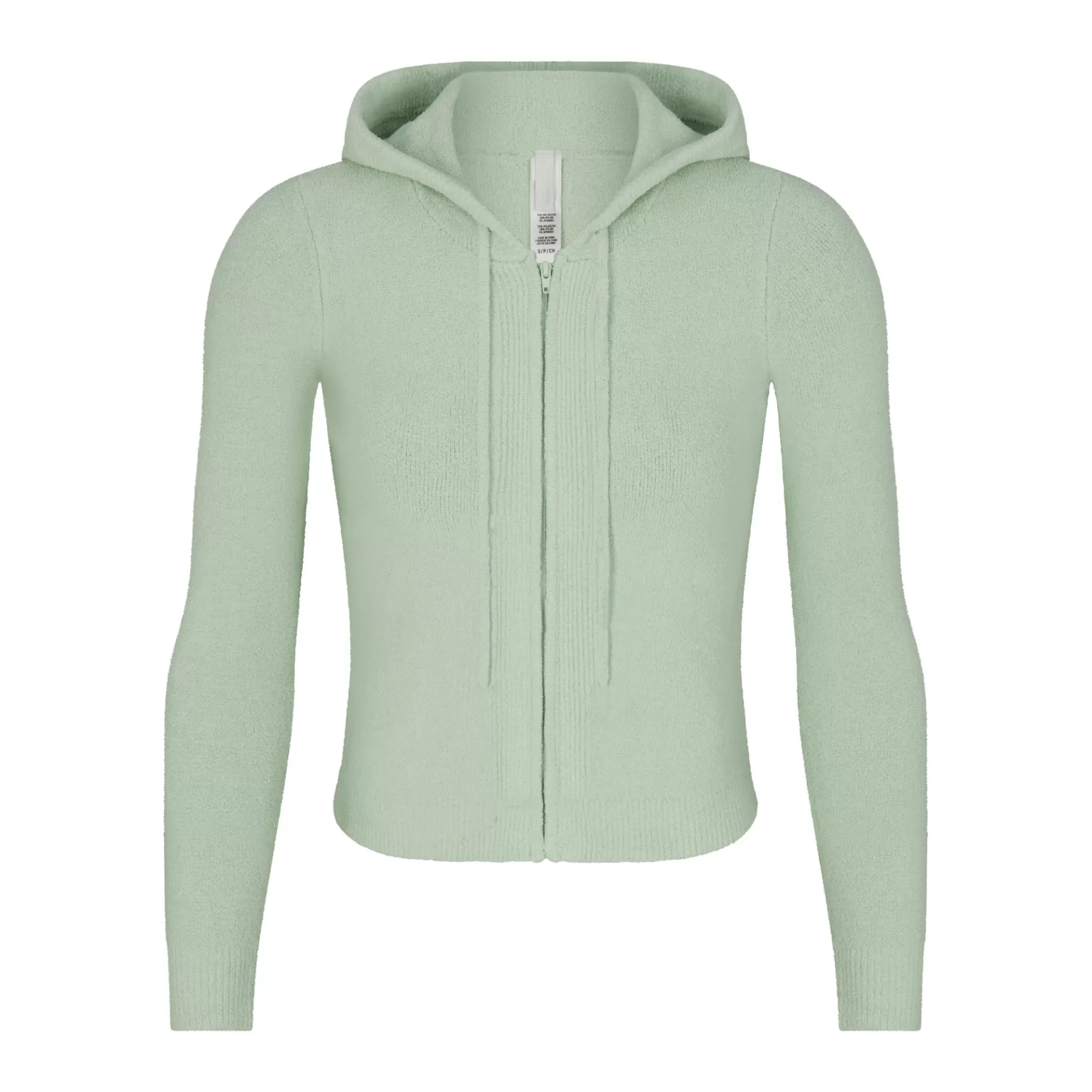 Skims hoodies & sweaters*LIGHT COZY CROPPED ZIP UP HOODIE | MINT