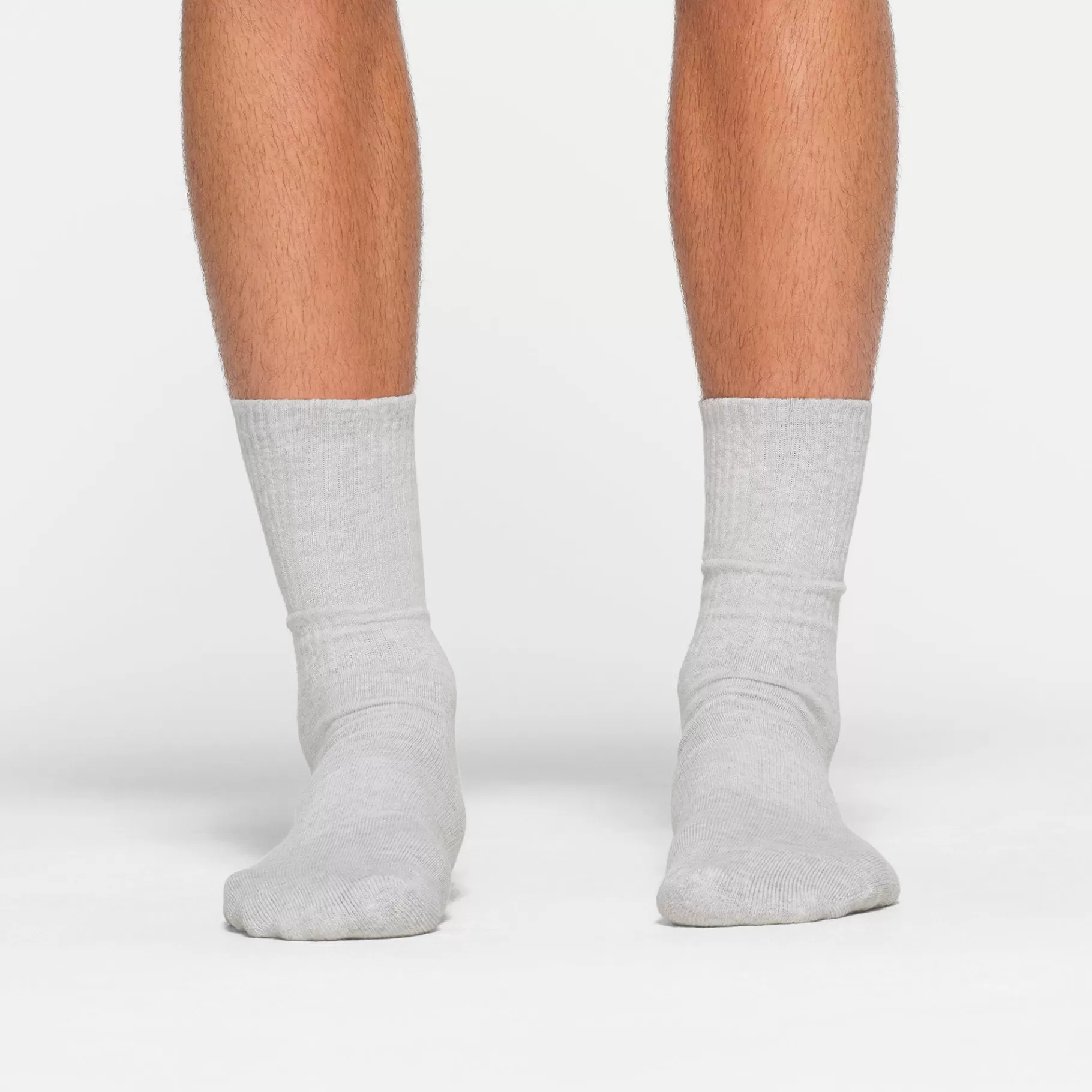 Skims socks*MENS TUBE CREW SOCK 3-PACK | LIGHT HEATHER GREY LIGHT+HEATHER+GREY