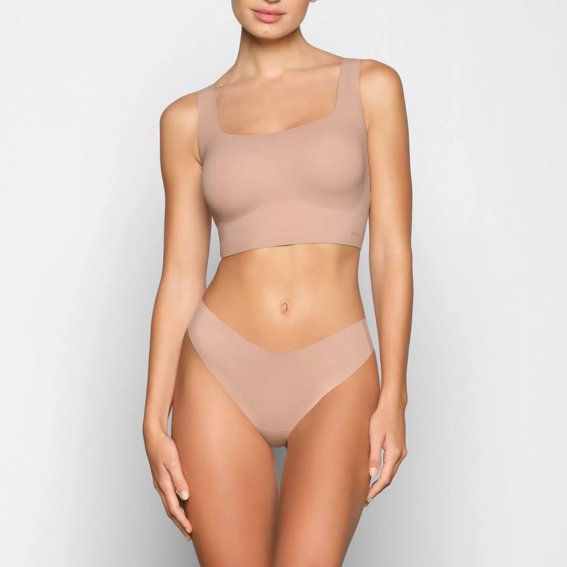 Skims scoop*NAKED SCOOP LONGLINE BRALETTE | CLAY