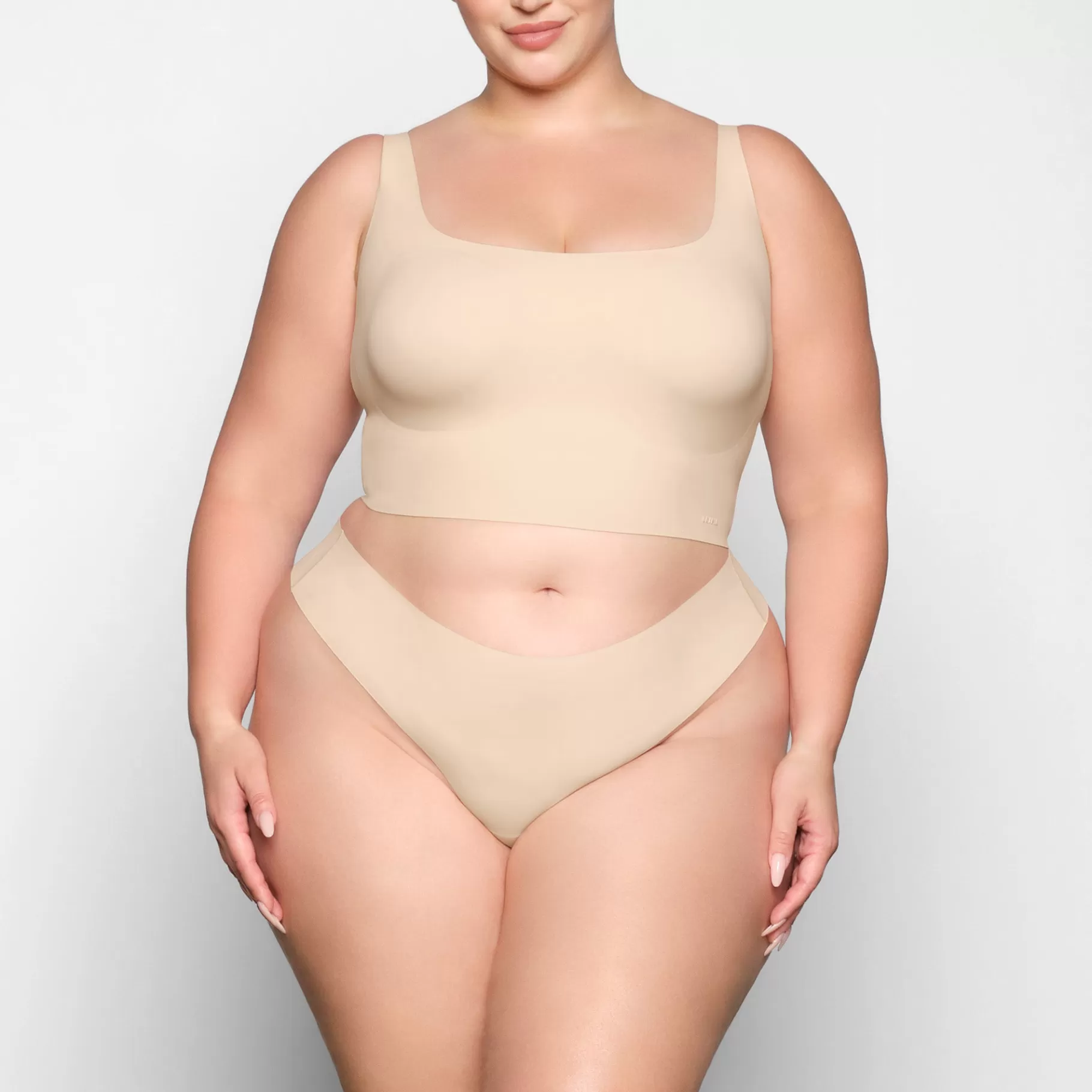 Skims scoop*NAKED SCOOP LONGLINE BRALETTE | SAND