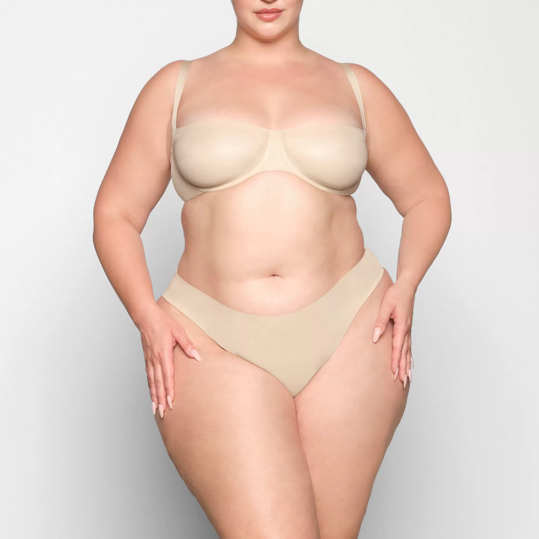 Skims unlined*NO SHOW UNLINED BALCONETTE BRA | SAND