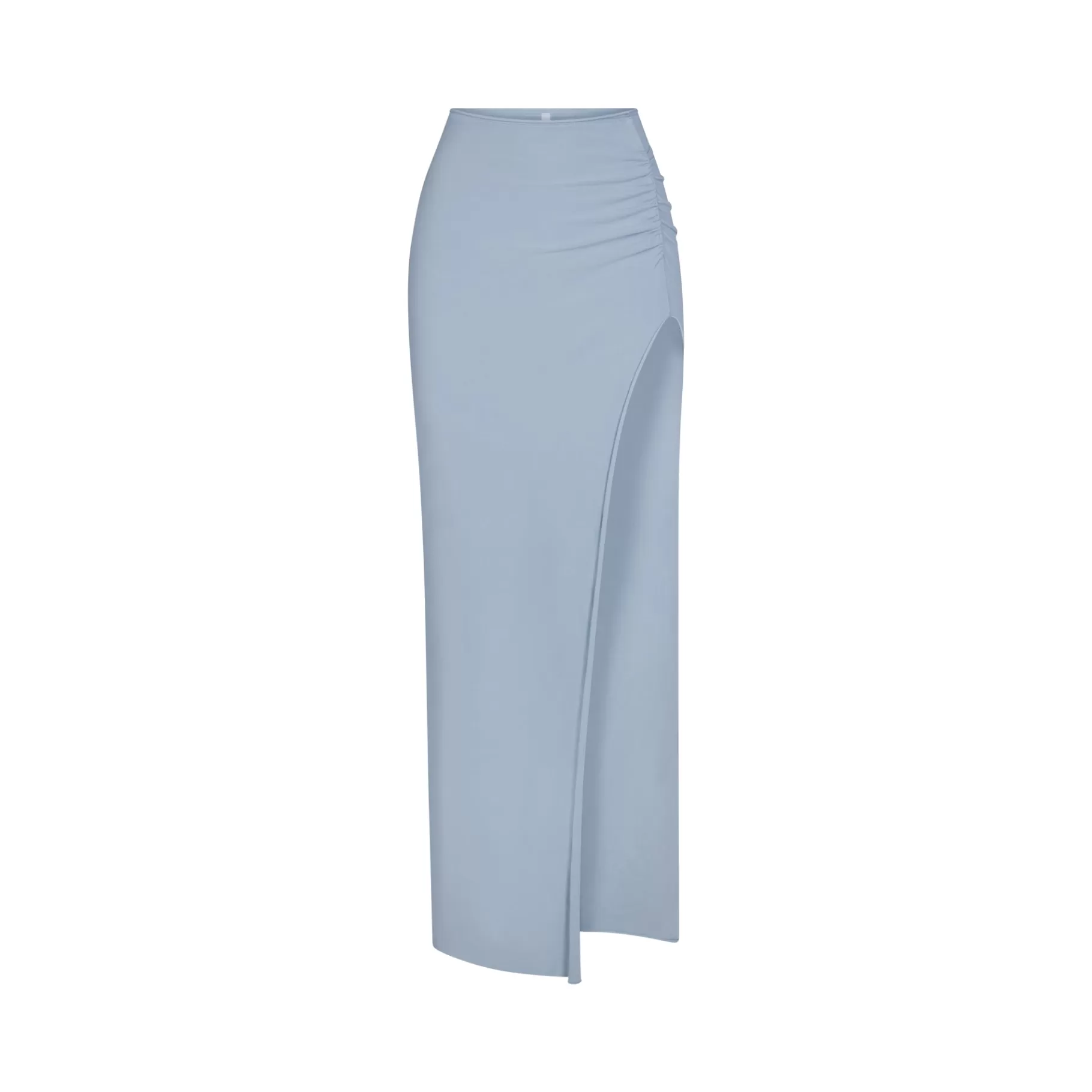 Skims for you*RAW EDGE SLIT LONG SKIRT | DENIM