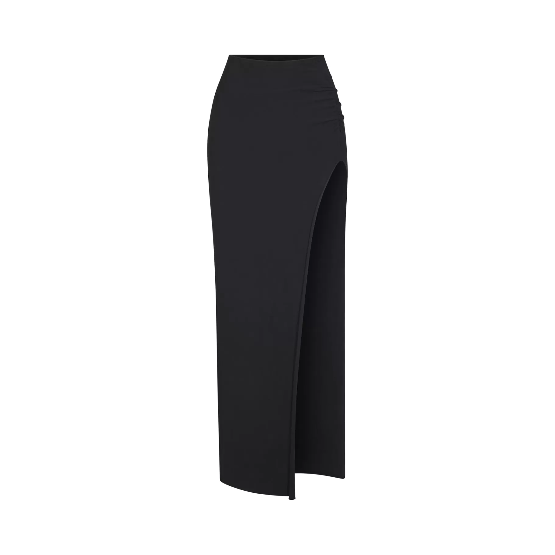 Skims skirts*RAW EDGE SLIT LONG SKIRT | ONYX