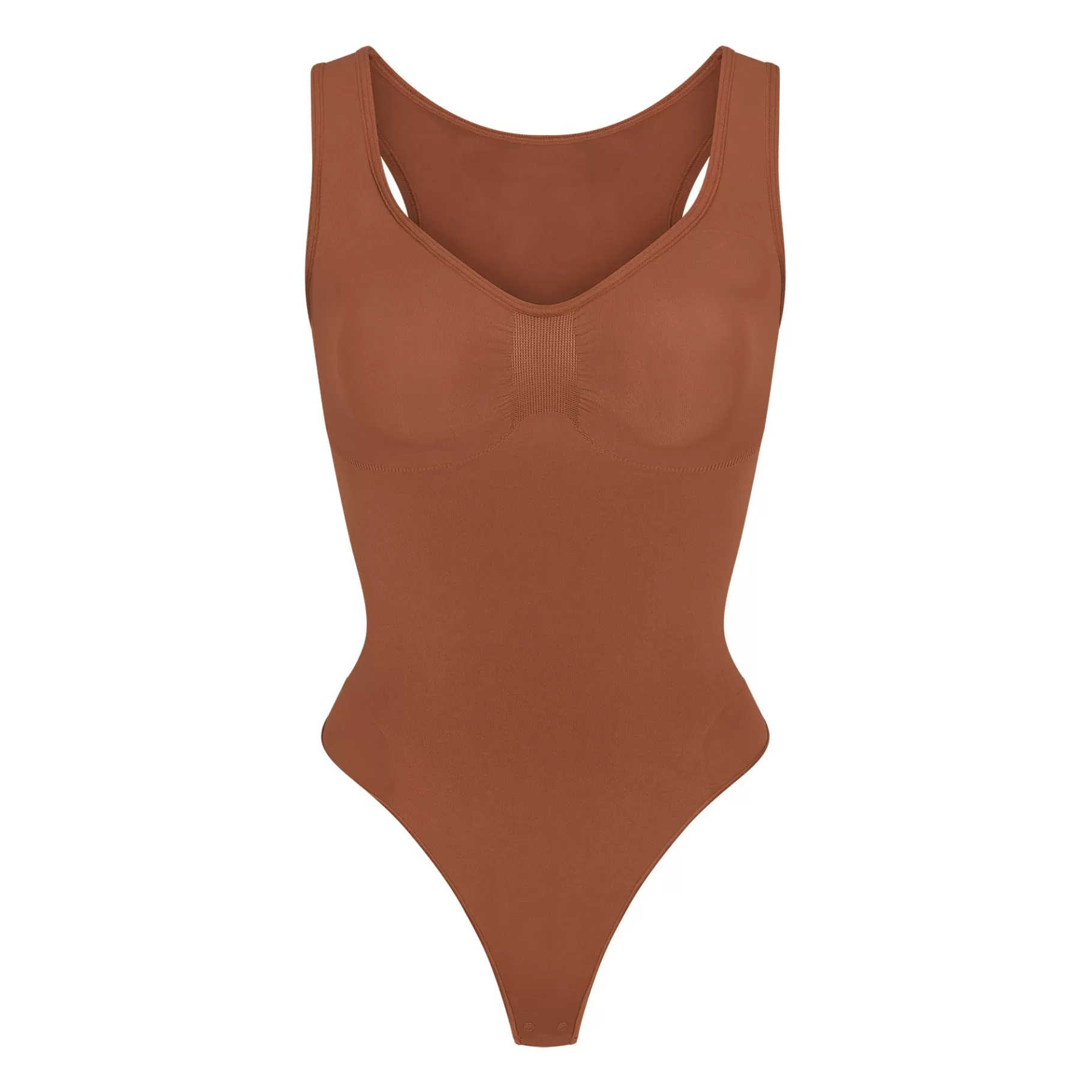 Skims seamless sculpt*SEAMLESS SCULPT SCOOP NECK THONG BODYSUIT | BRONZE