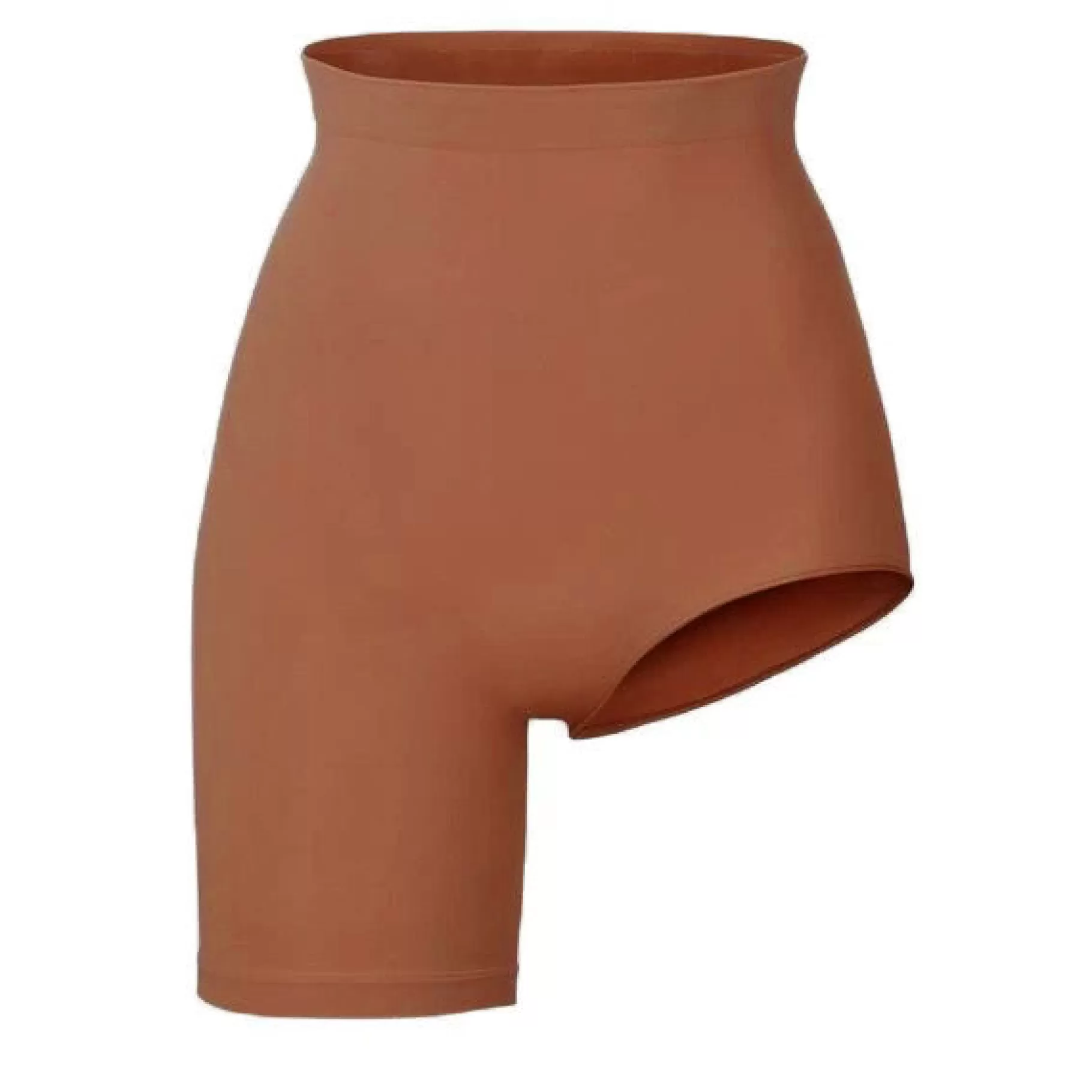 Skims shapewear shorts & leggings*SEAMLESS SCULPT SOLUTION SHORT LEFT LEG EXPOSED | BRONZE