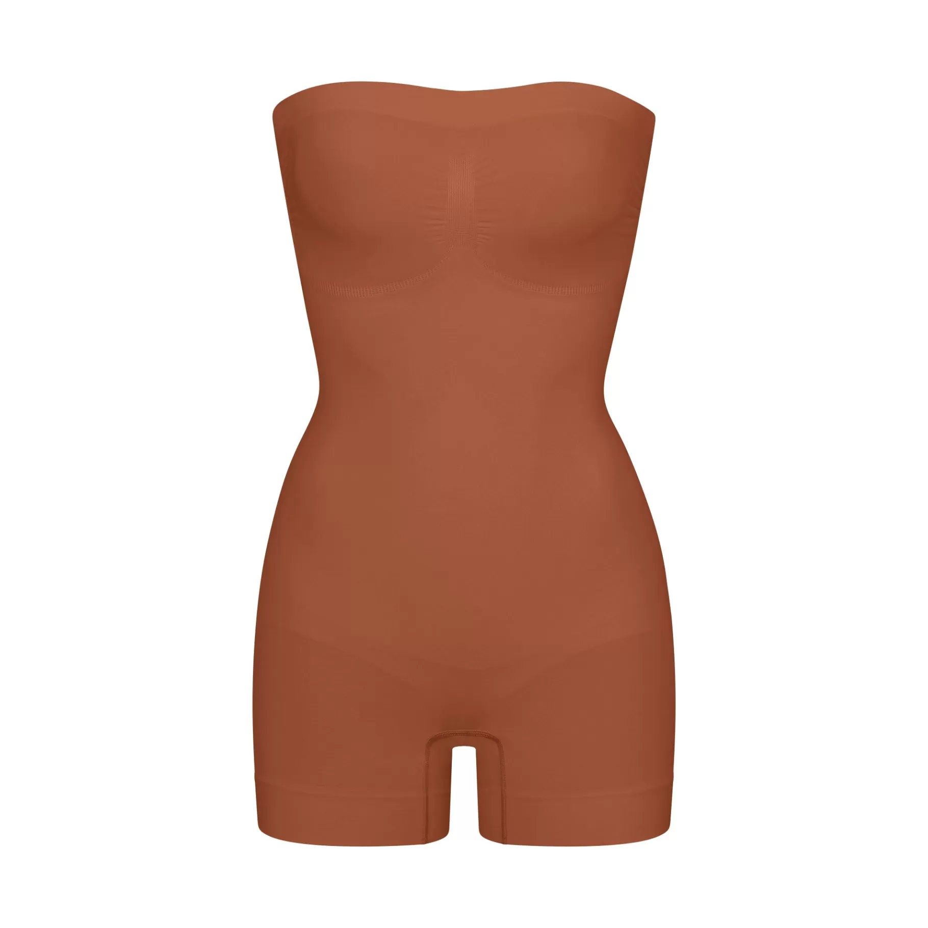 Skims shapewear bodysuits*SEAMLESS SCULPT STRAPLESS SHORTIE BODYSUIT | BRONZE