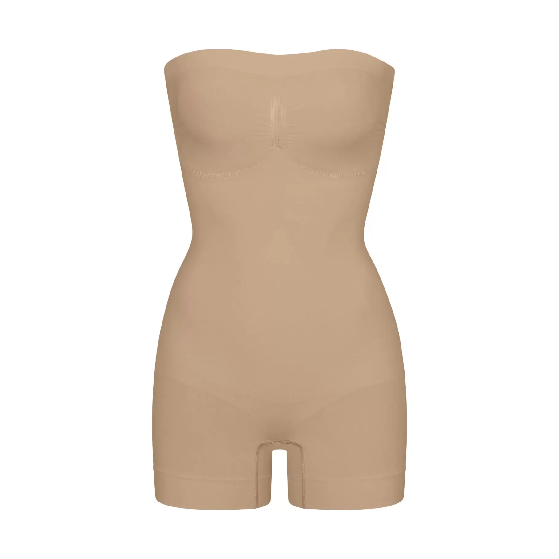 Skims seamless sculpt*SEAMLESS SCULPT STRAPLESS SHORTIE BODYSUIT | CLAY