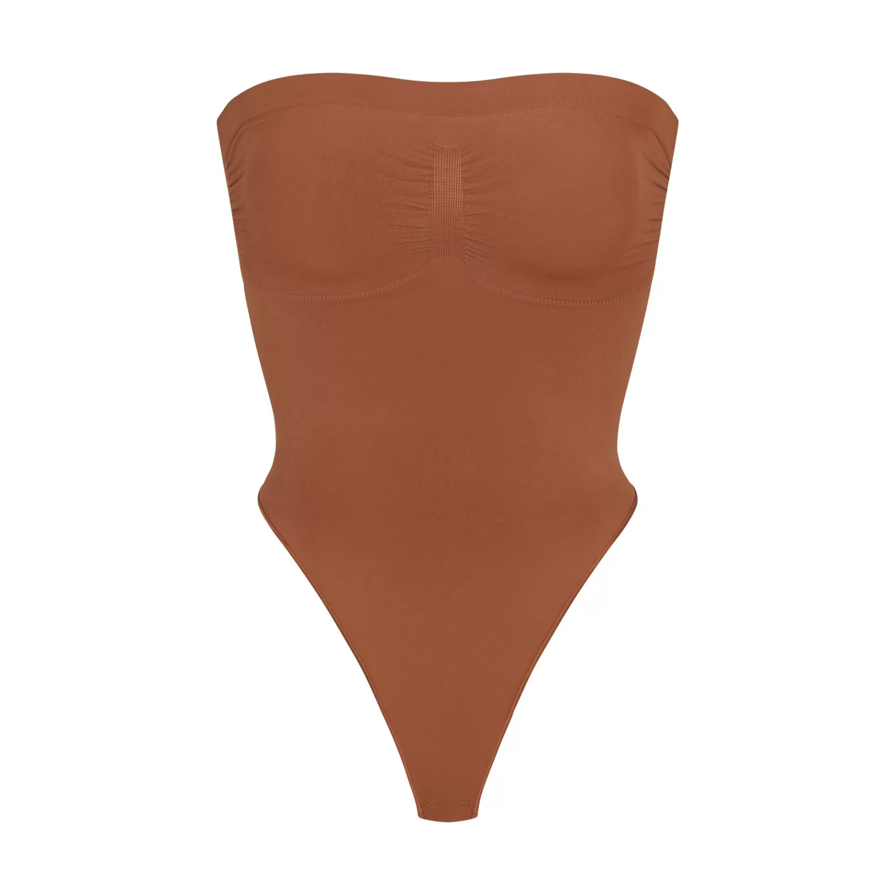 Skims shapewear bodysuits*SEAMLESS SCULPT STRAPLESS THONG BODYSUIT | BRONZE