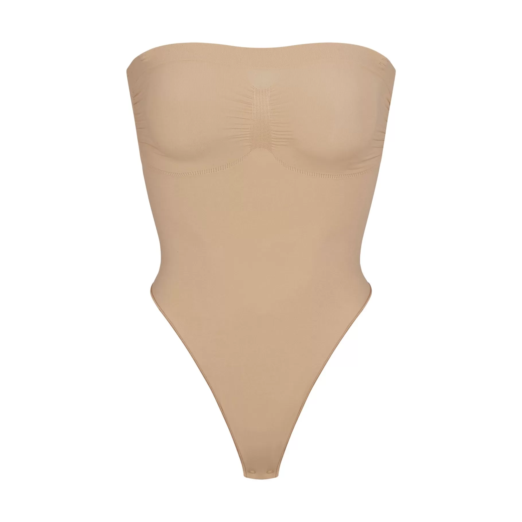 Skims seamless sculpt*SEAMLESS SCULPT STRAPLESS THONG BODYSUIT | CLAY