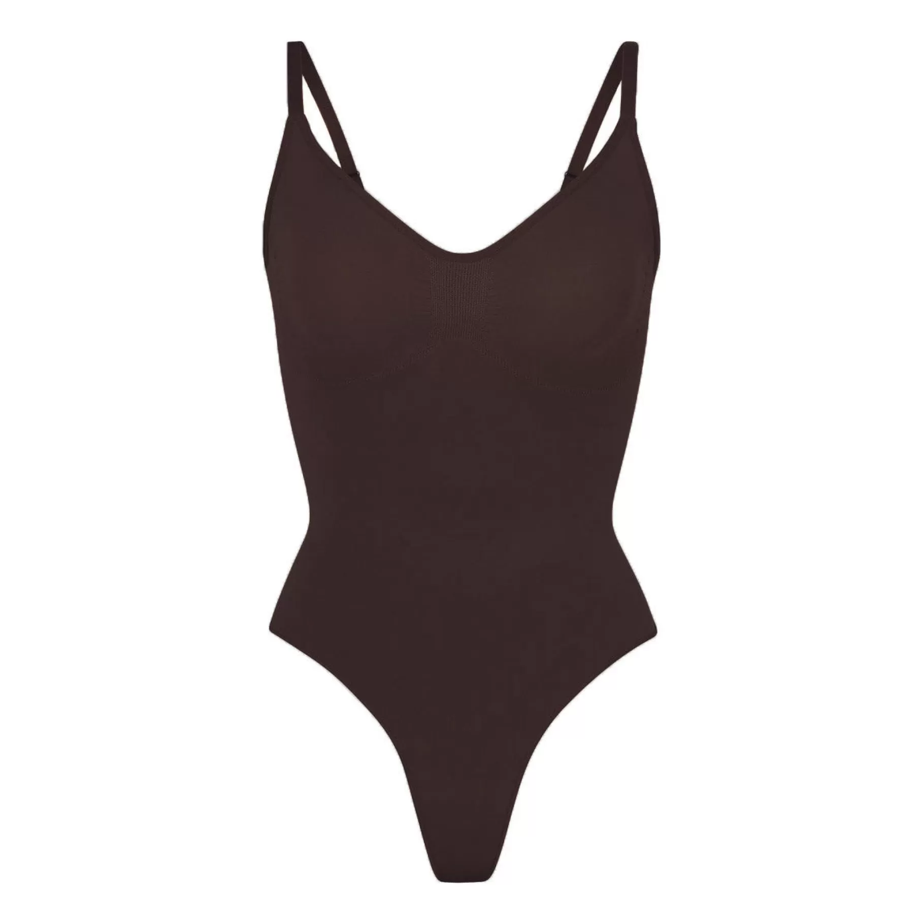 Skims shapewear bodysuits*SEAMLESS SCULPT THONG BODYSUIT | ESPRESSO