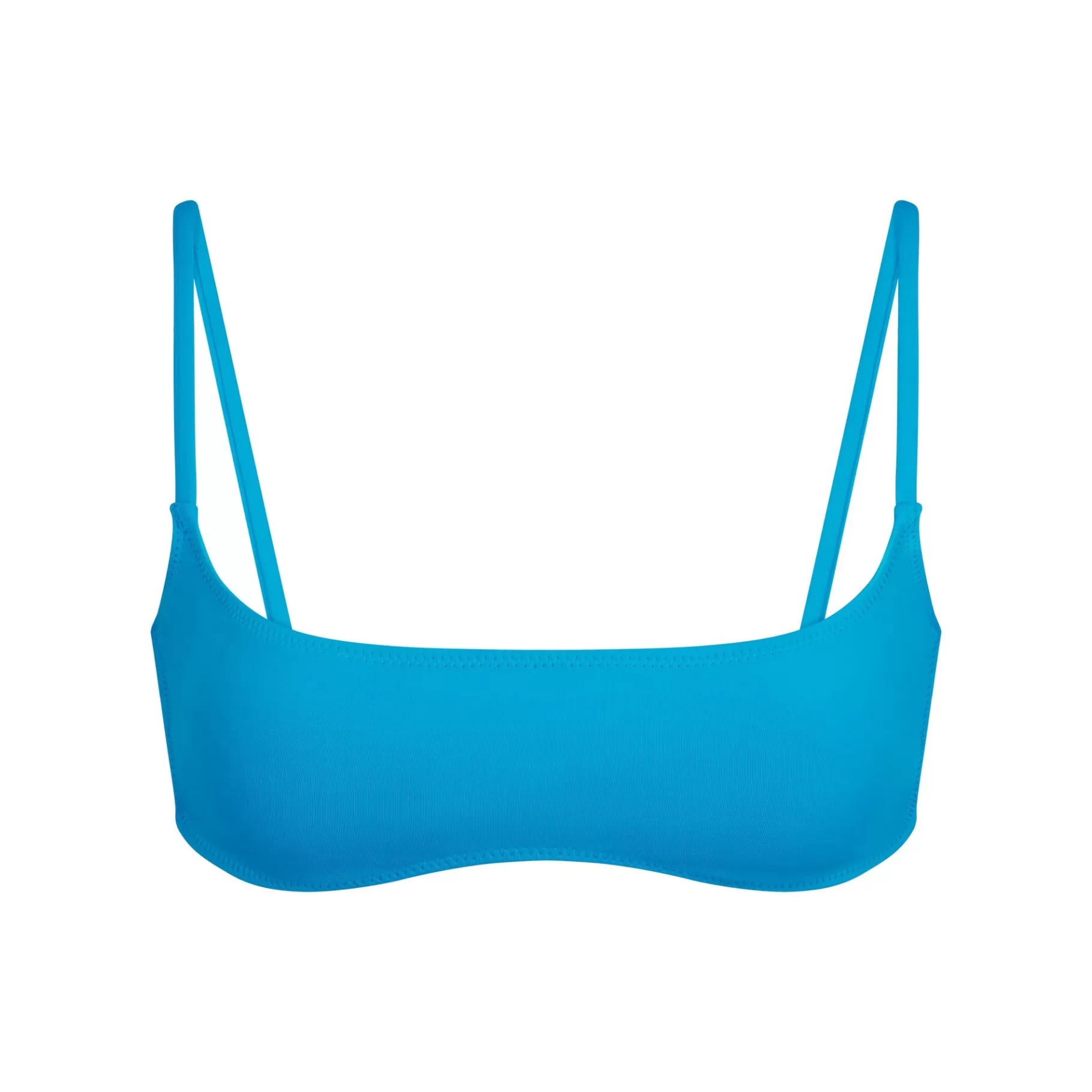 Skims swim*SIGNATURE SWIM MICRO SCOOP BIKINI TOP | TURQUOISE