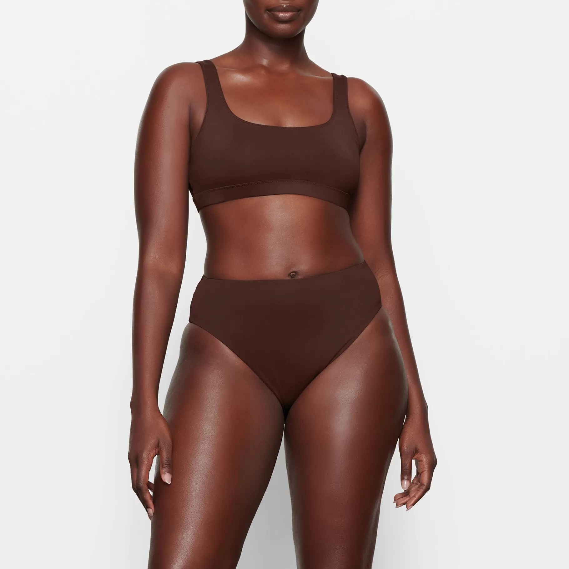 Skims swim*SIGNATURE SWIM MID WAIST BOTTOMS | COCOA