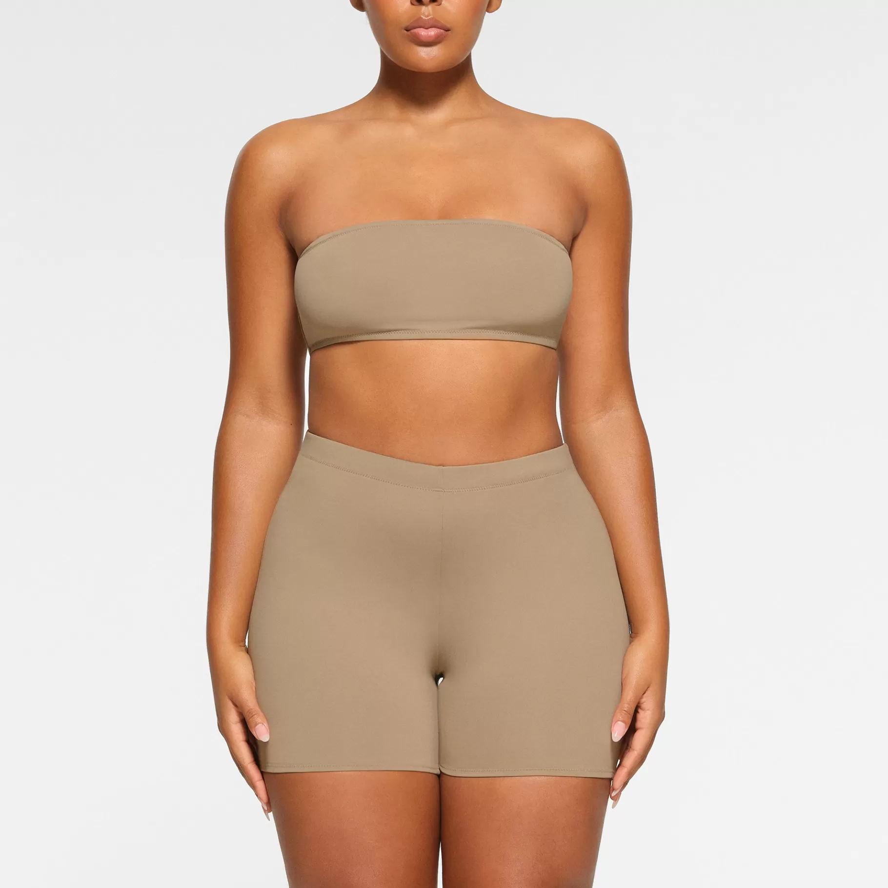 Skims swim*SIGNATURE SWIM MID WAIST SHORT | DESERT