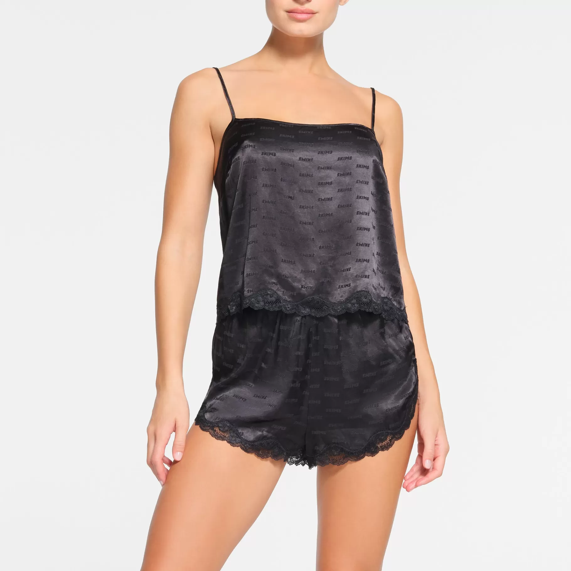 Skims shorts* JACQUARD LACE SHORT | ONYX