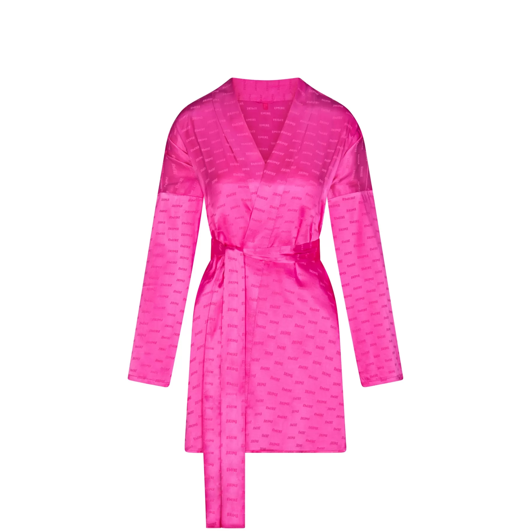 Skims robes* JACQUARD SHORT ROBE | HOT PINK HOT+PINK