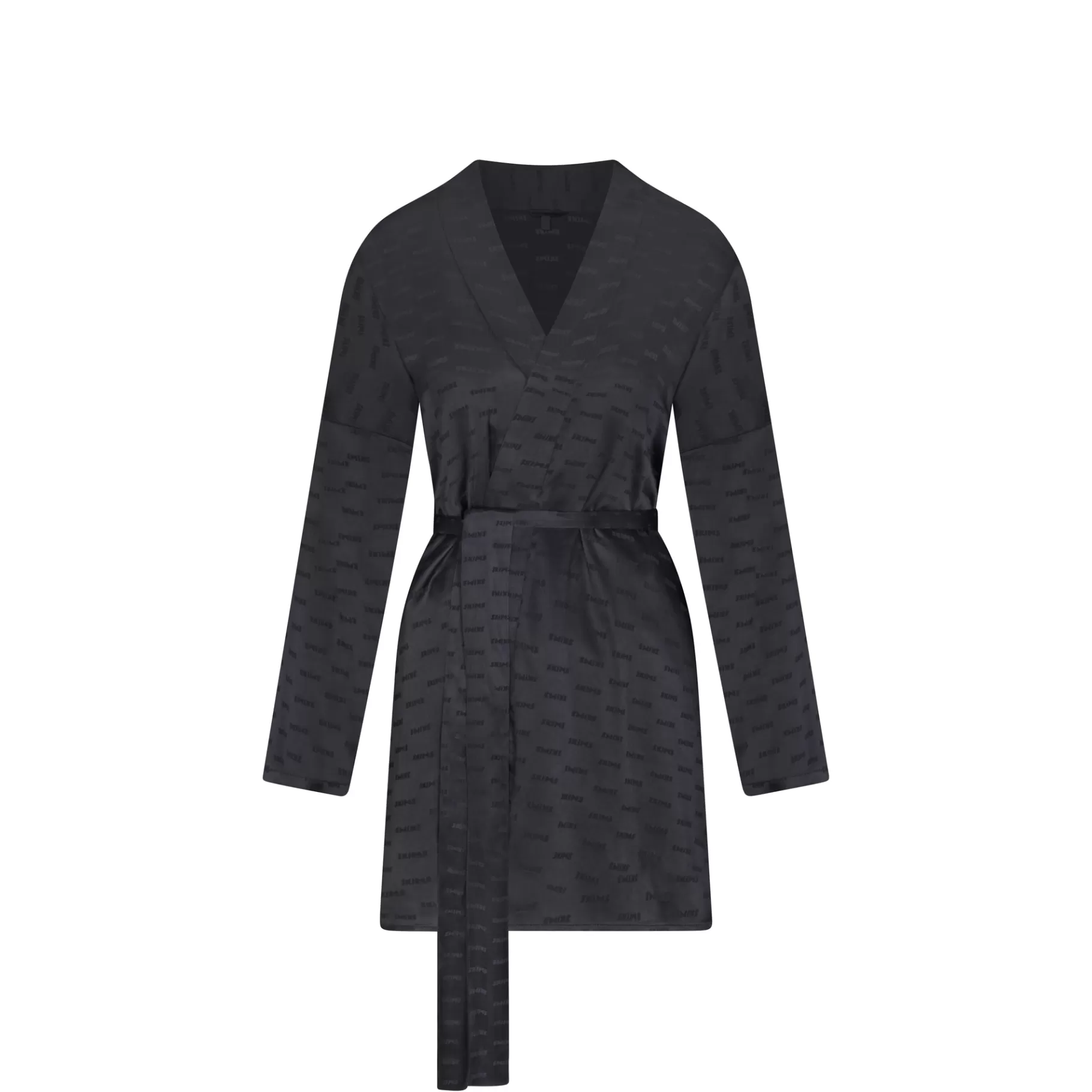 Skims robes* JACQUARD SHORT ROBE | ONYX