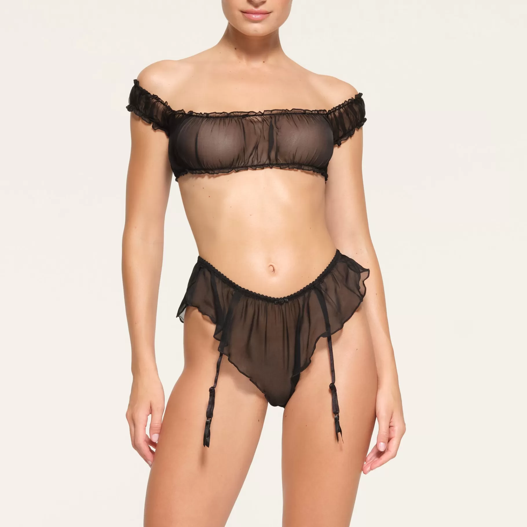 Skims * ROMANCE GARTER BIKINI | ONYX