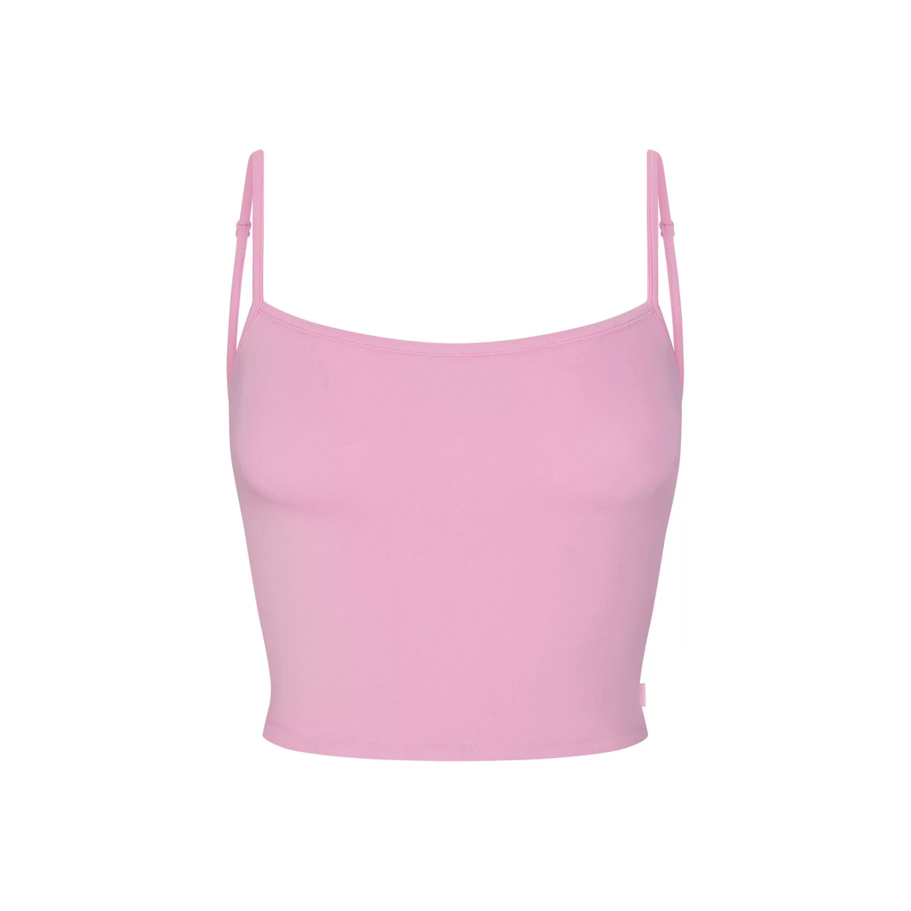 Skims kim's picks* SLEEP STRAIGHT NECK CROPPED CAMI | BUBBLE GUM BUBBLE+GUM