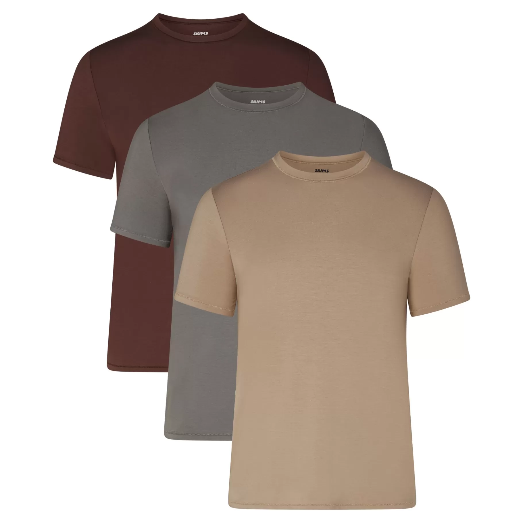 Skims tees & tanks* STRETCH MENS T-SHIRT 3-PACK | DESERT MULTI DESERT+MULTI