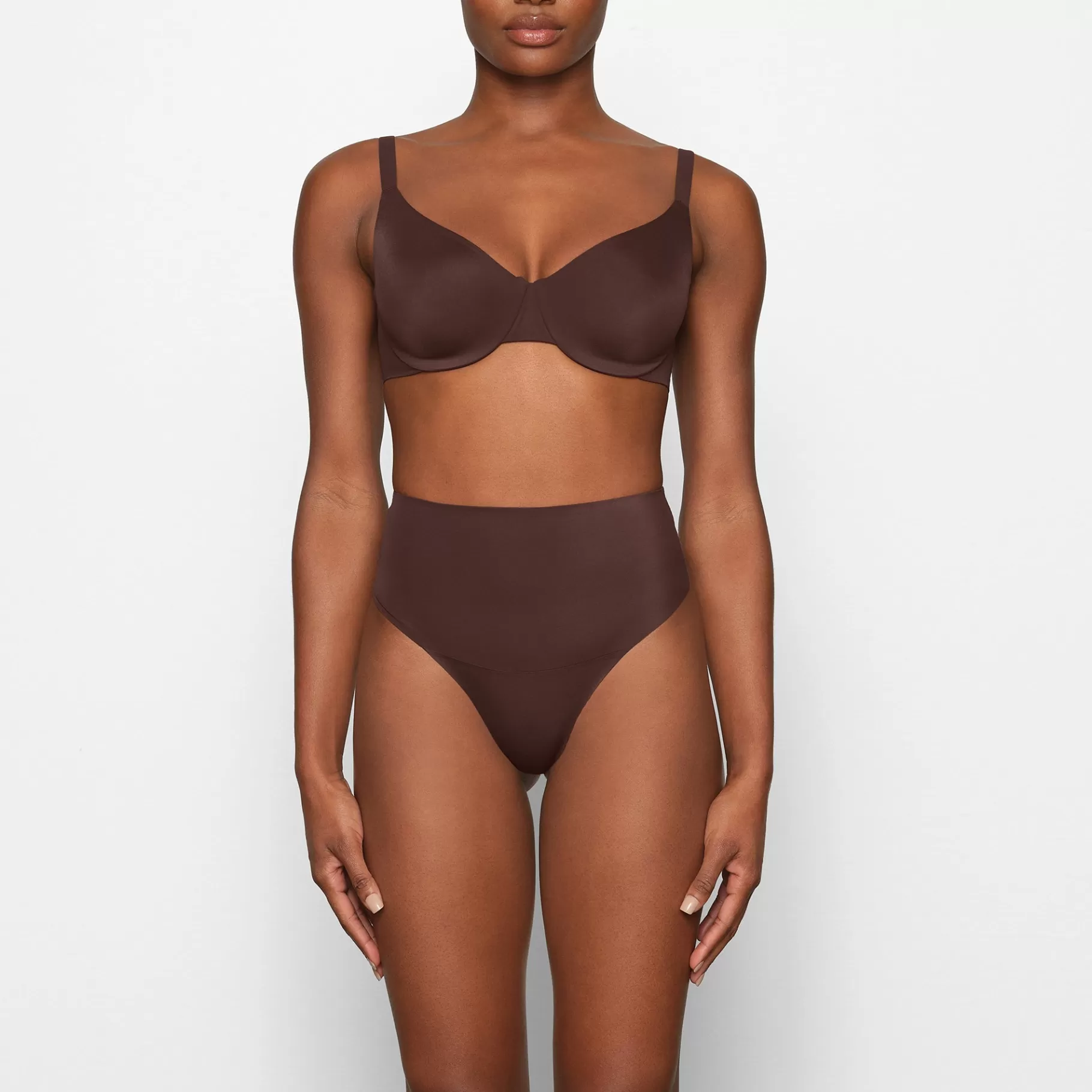 Skims unlined*SMOOTHING INTIMATES UNLINED FULL COVERAGE BRA | COCOA