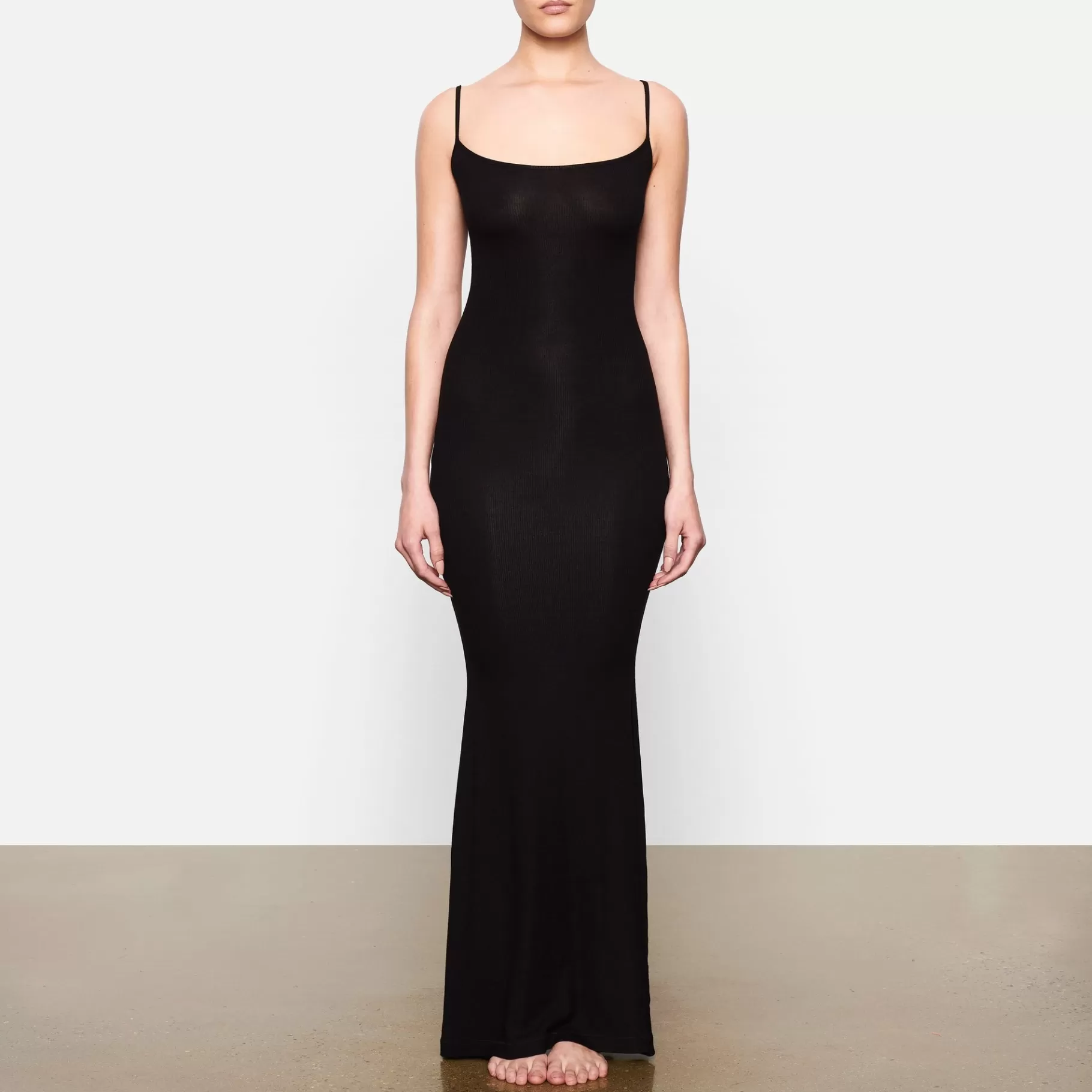 Skims for you*SOFT LOUNGE LONG SLIP DRESS | ONYX