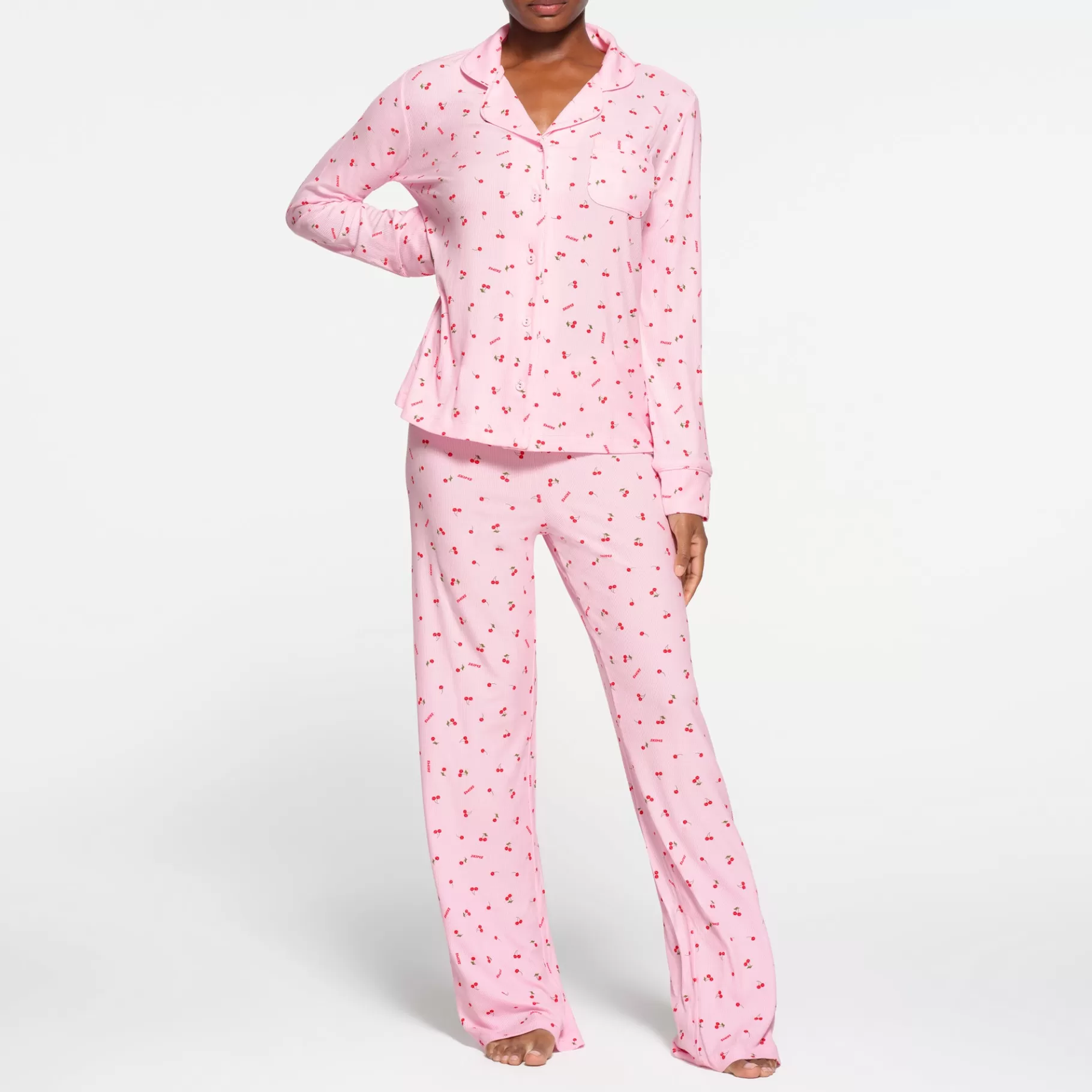 Skims soft lounge*SOFT LOUNGE SLEEP SET | CHERRY BLOSSOM PRINT CHERRY+PRINT