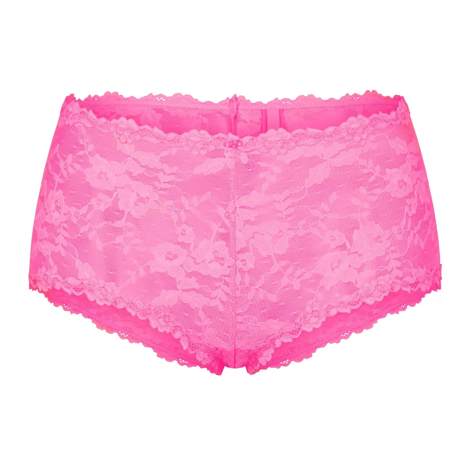 Skims maximum*STRETCH LACE BOY SHORT | SUGAR PINK SUGAR+PINK