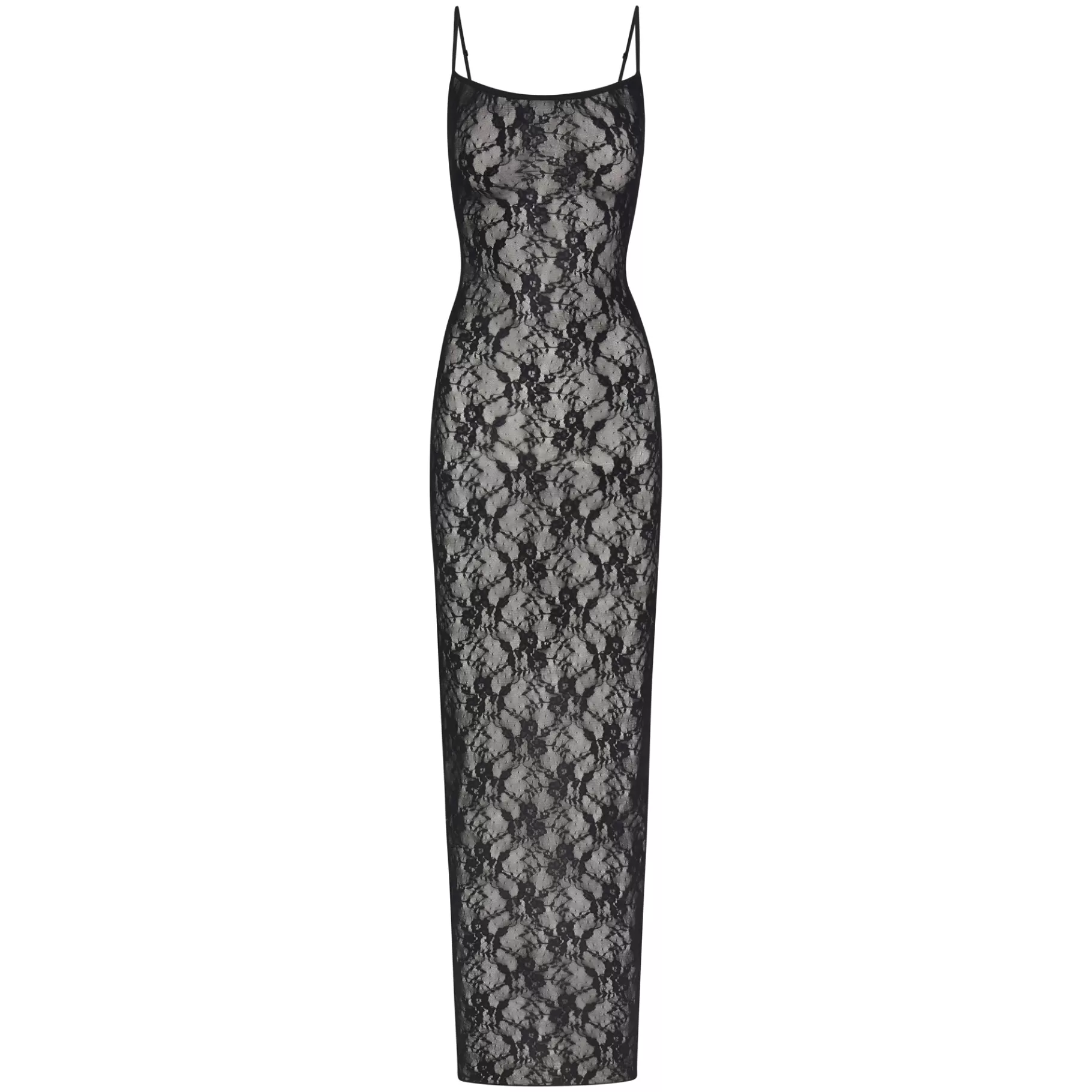 Skims dresses*STRETCH LACE CAMI LONG DRESS | ONYX