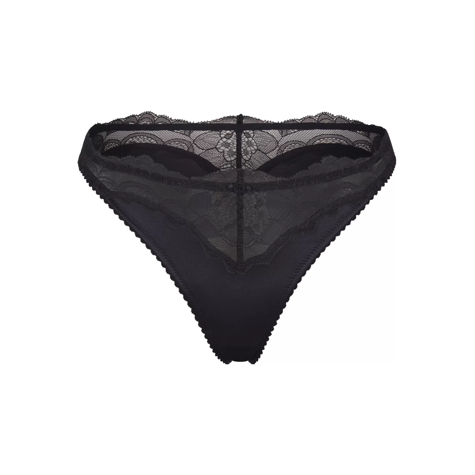 Skims cheeky underwear*STRETCH SATIN LACE BIKINI | ONYX