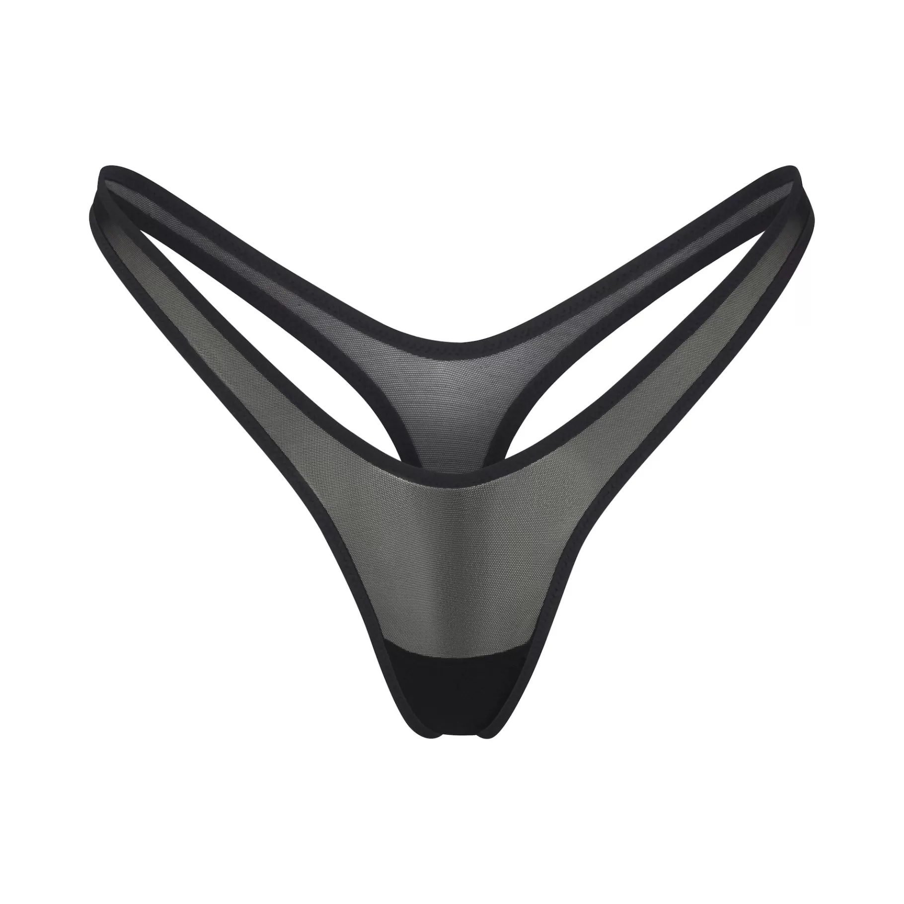 Skims thongs*ULTRA FINE MESH MICRO DIPPED THONG | ONYX